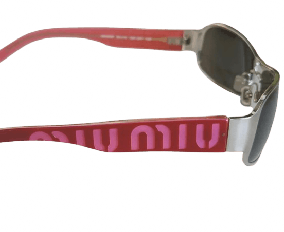 Miu Miu Miu Miu Sunglasses Logo Shield Square Sport 1999 EX0254 Size ONE SIZE - 1 Thumbnail