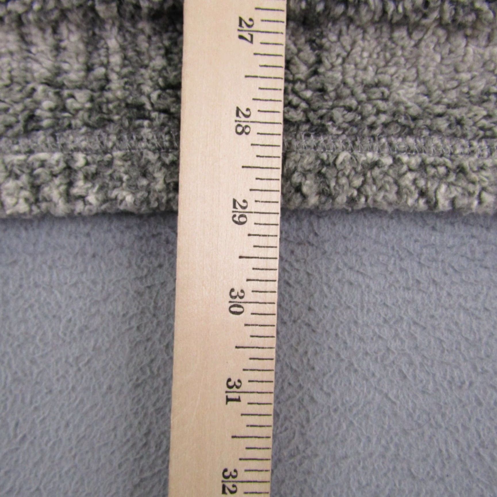 Vintage VINTAGE True Grit Sweater Womens M Gray Fleece Mock Neck 1/4 Zip Pullover Casual Outdoor Size M / US 6-8 / IT 42-44 - 7 Thumbnail