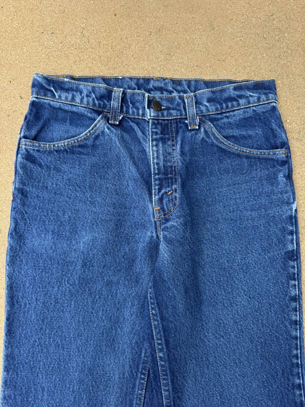Levi's Vtg 80’s Levi’s 684 Orange Tab Bellbottom Flare Jeans 29x29 Size US 29 - 4 Thumbnail