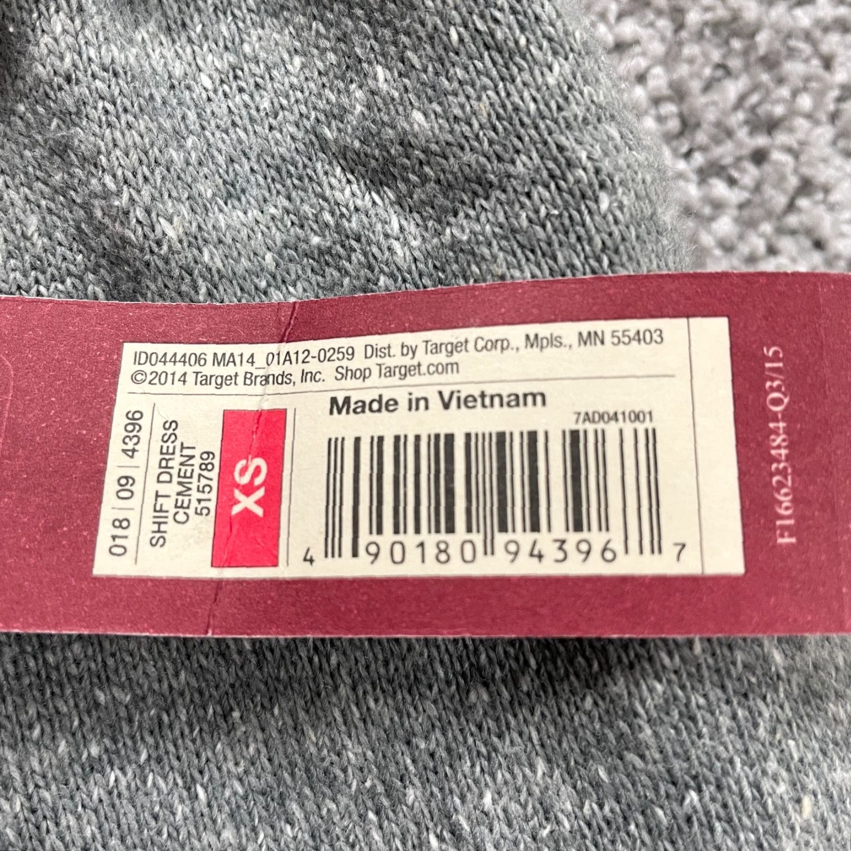 Merona Merona Sweatshirt Shift Dress Womens XS Gray Long Sleeve Round Neck NWT New / Classic Casual Knit Midi Dress Size XS / US 0-2 / IT 36-38 - 4 Thumbnail