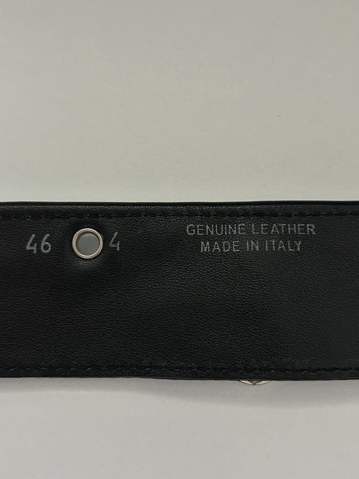 Dirk Bikkembergs 2000s leather double eyelet belt with charms Size ONE SIZE - 10 Thumbnail