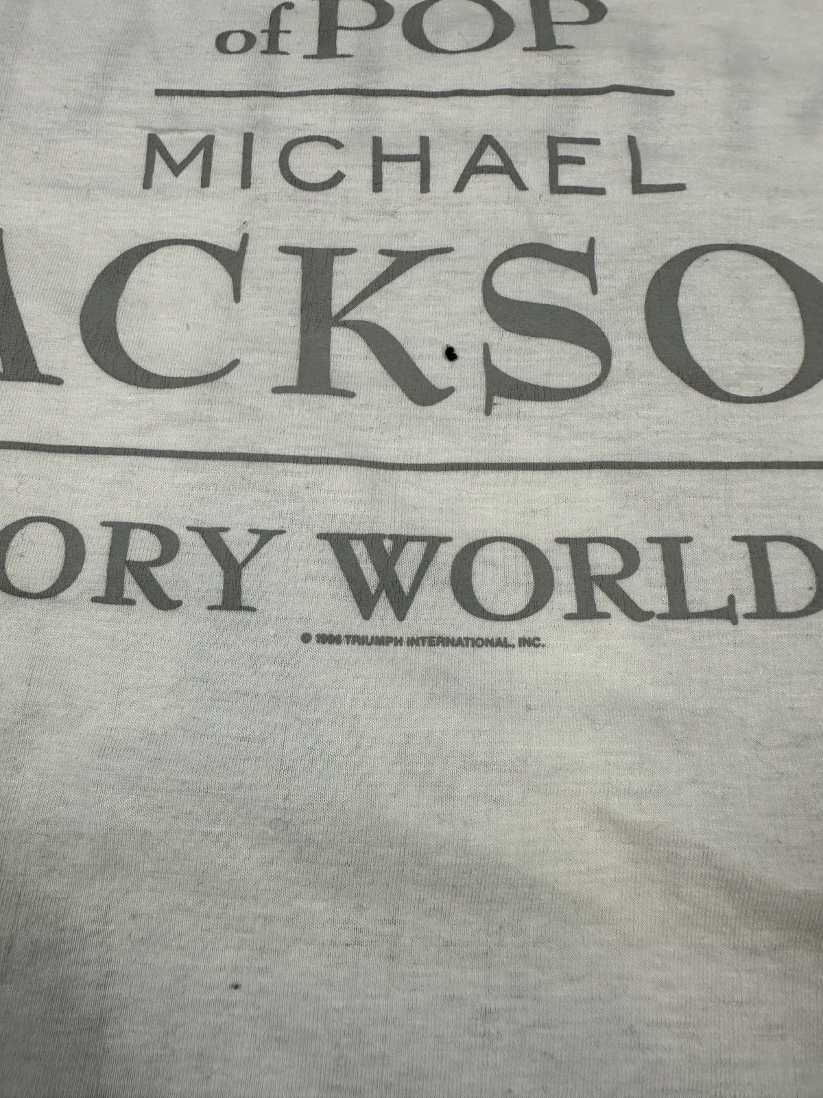 Michael Jackson Vintage Michael Jackson Logo T-Shirt 1996 Rare XL USA Casual Size US M / EU 48-50 / 2 - 5 Thumbnail