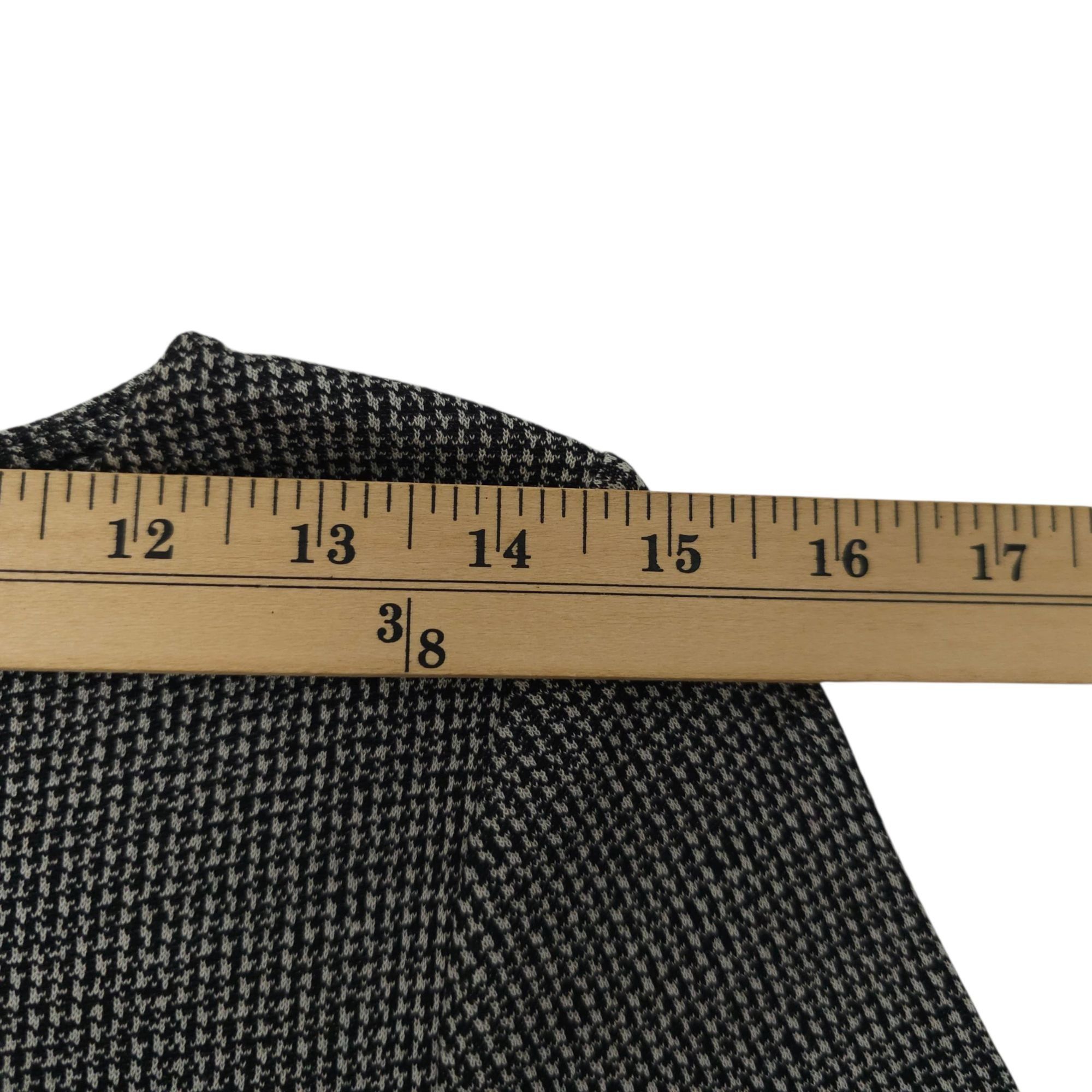 J. Jill J JILL Wearever Dress Womens S Gray Houndstooth Flutter Size S / US 4 / IT 40 - 17 Thumbnail