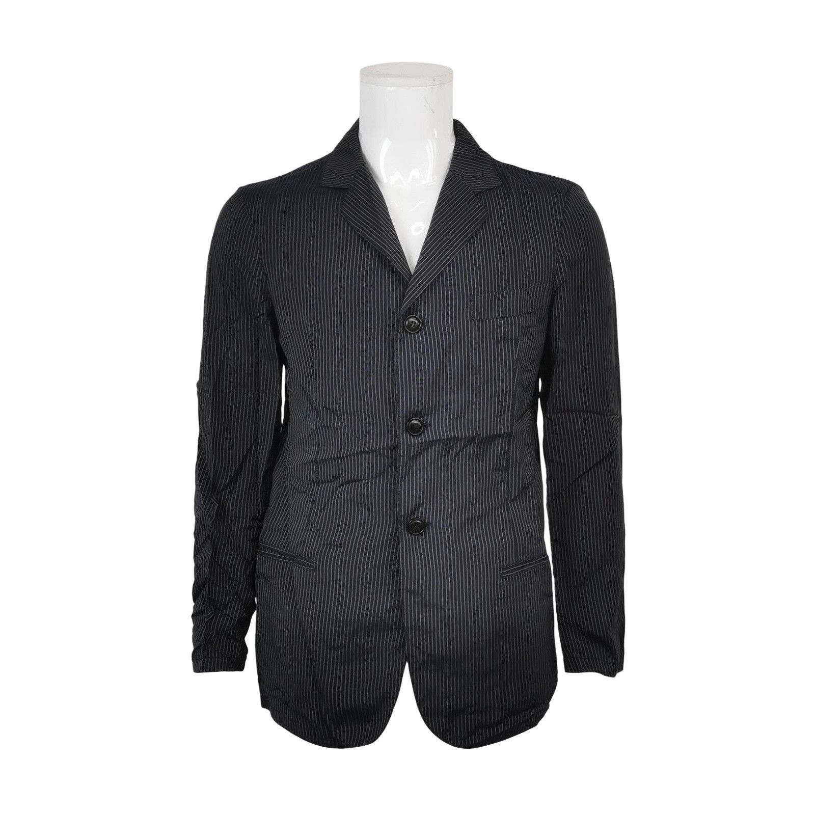 Giorgio Armani Giorgio Armani Pinstripe Viscose Blazer 38R Size 38R - 1 Thumbnail