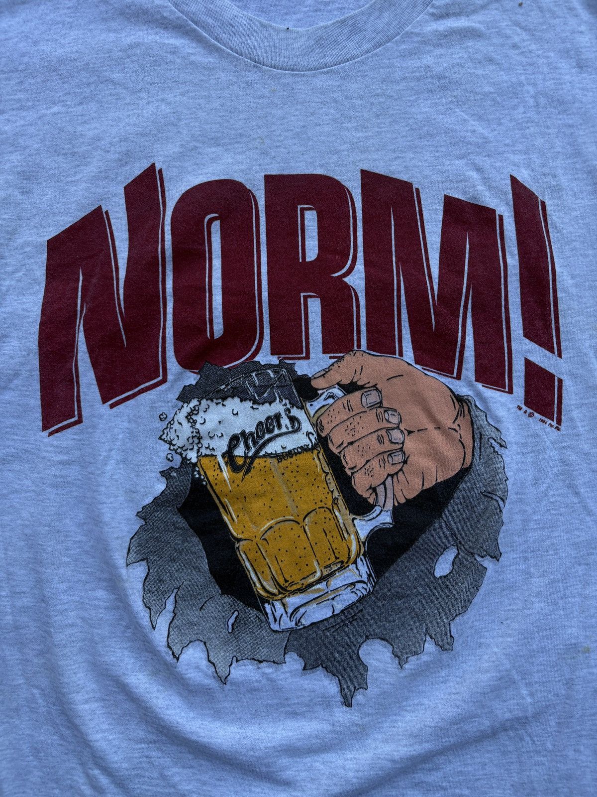 Fruit Of The Loom Vintage 1984 Fruit of the Loom Cheers “NORM!” T-Shirt Sz. XL Size US XL / EU 56 / 4 - 4 Thumbnail