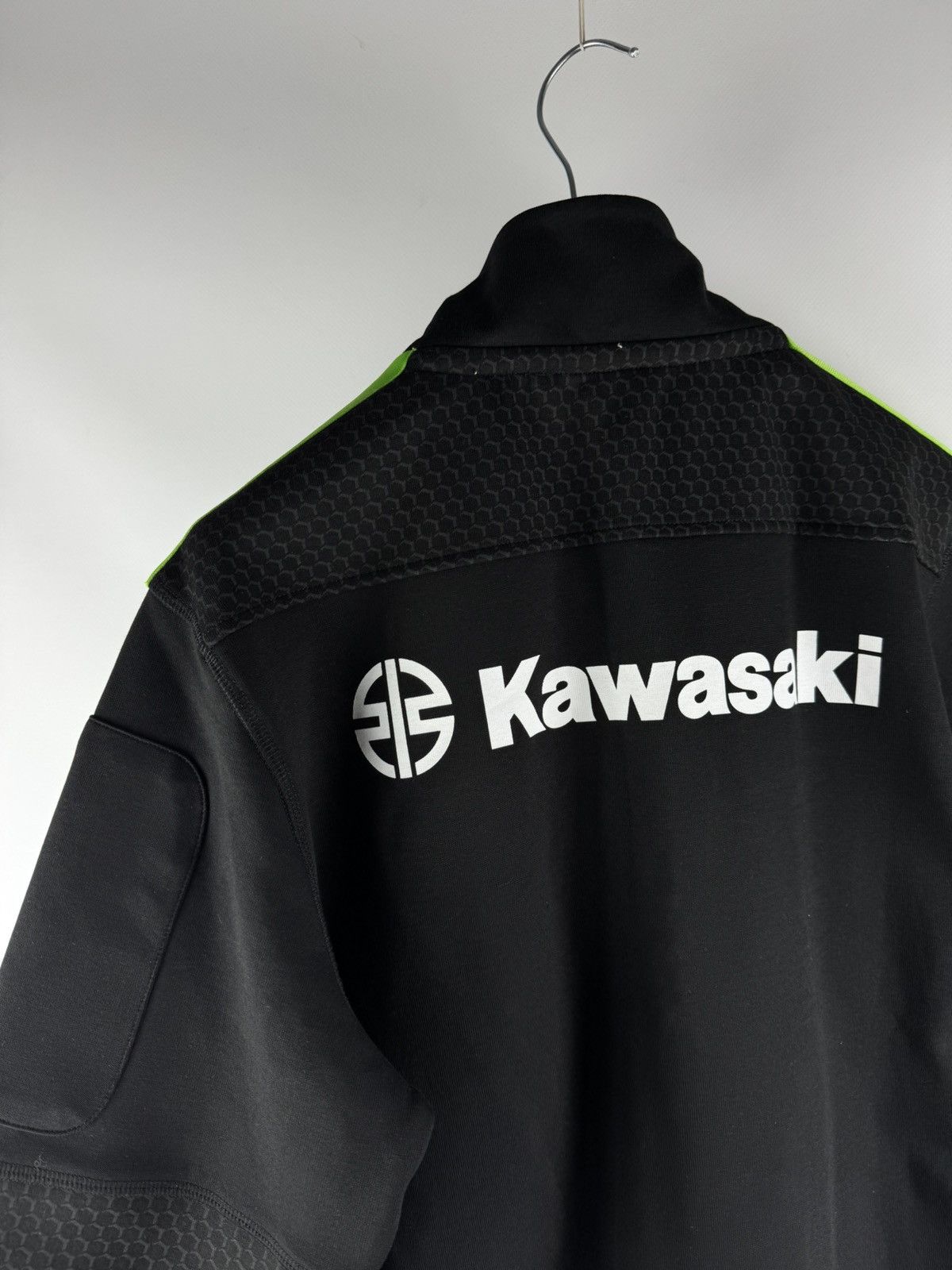Japanese Brand NLA Team Green Kawasaki Japan 24🇯🇵 Full Zip Track Top Jacket Size US M / EU 48-50 / 2 - 11 Thumbnail