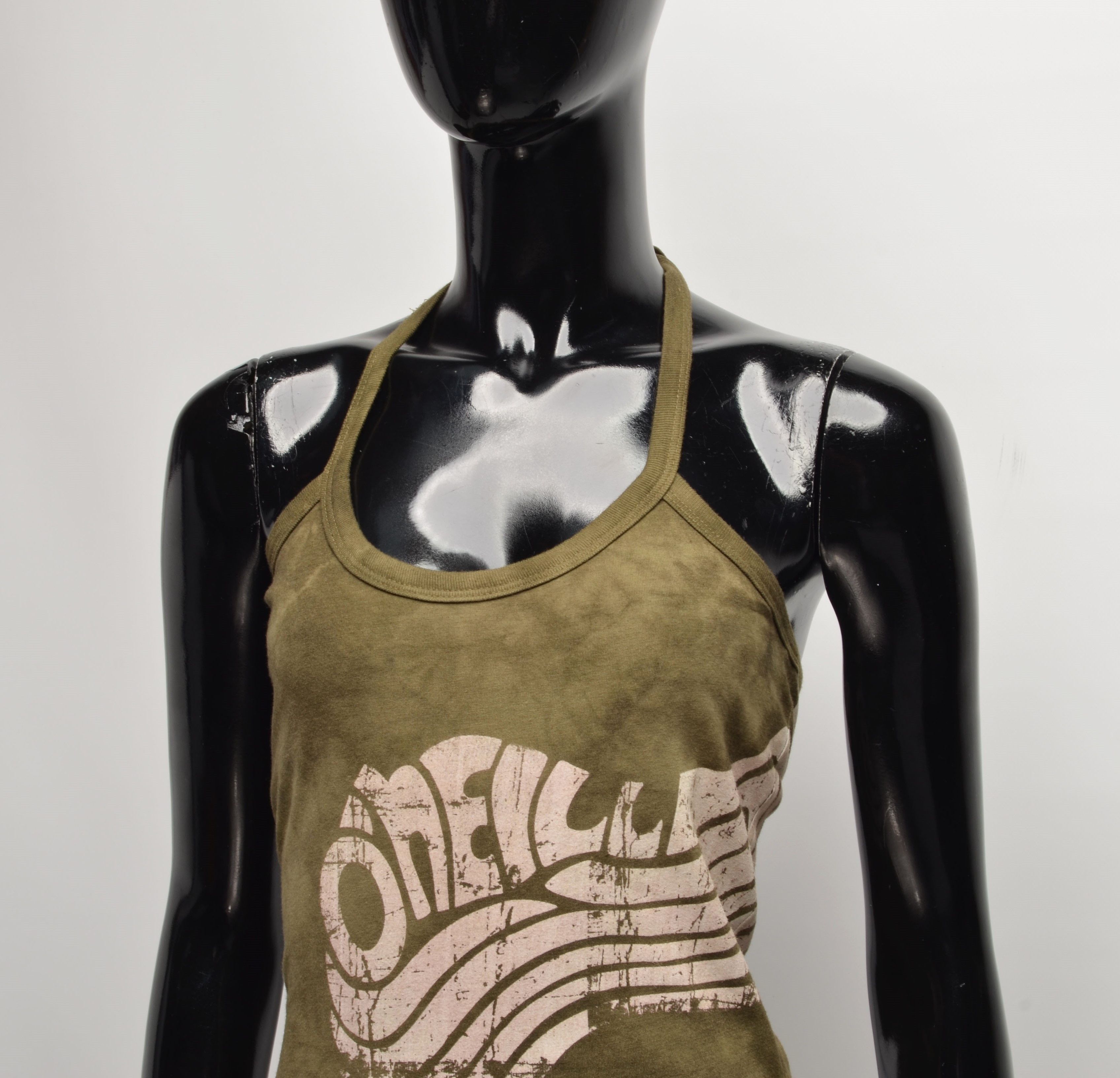 O'Neill Vintage Oneill Y2K Tie Dye Logo Halter Top Tunic Size S / US 4 / IT 40 - 2 Thumbnail