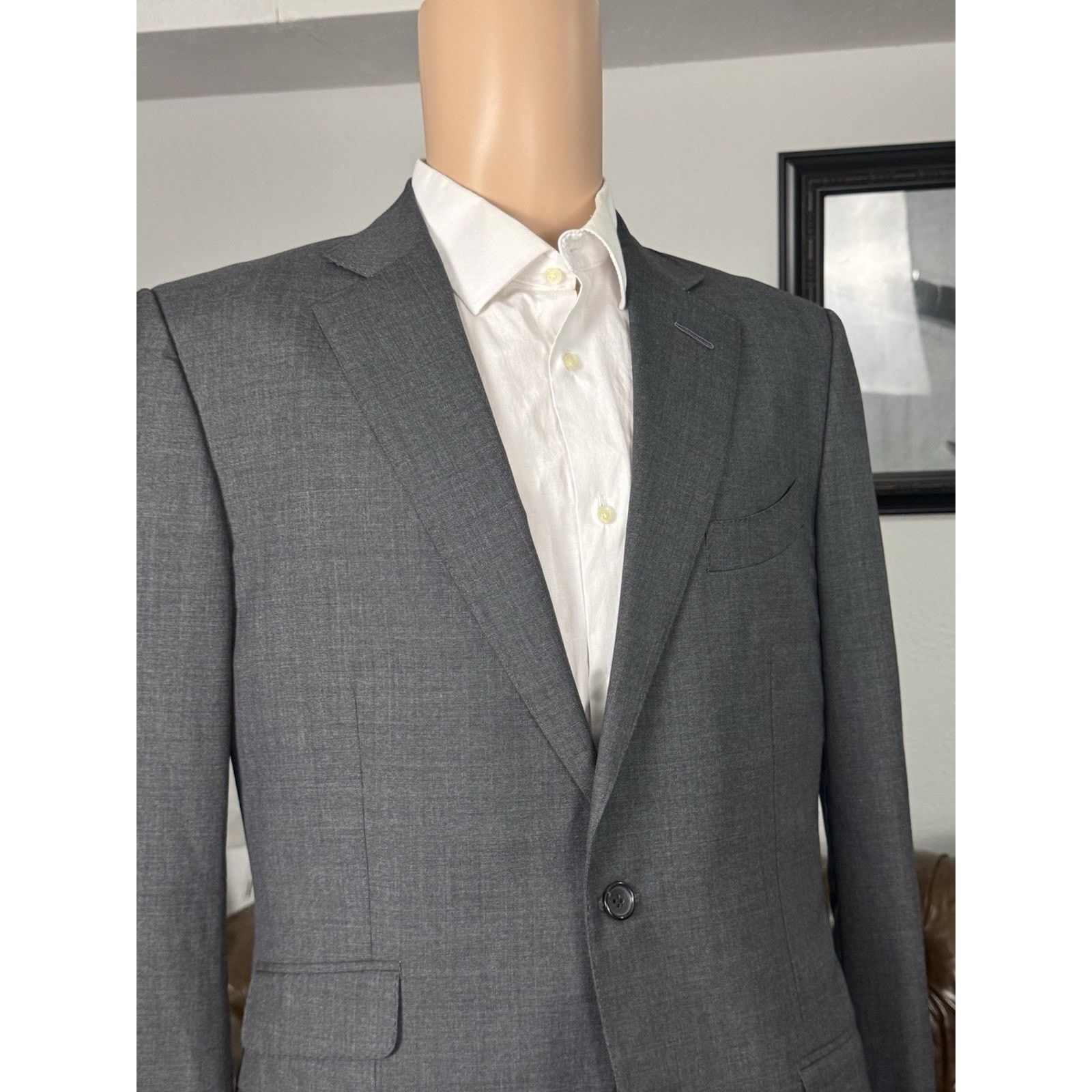 Tom Ford Tom Ford Charcoal Gray Suit Jacket Blazer 50/40L US Size 40L - 2 Thumbnail