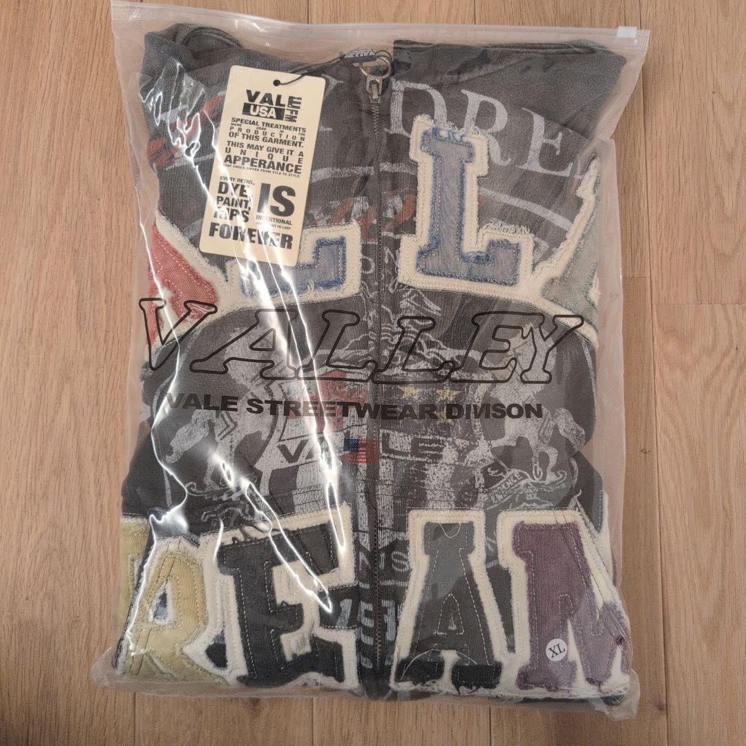 Vale VALE FOREVER “BLASTED ZIP UP” Hoodie – XL (New with Tags) Size US XL / EU 56 / 4 - 14 Thumbnail