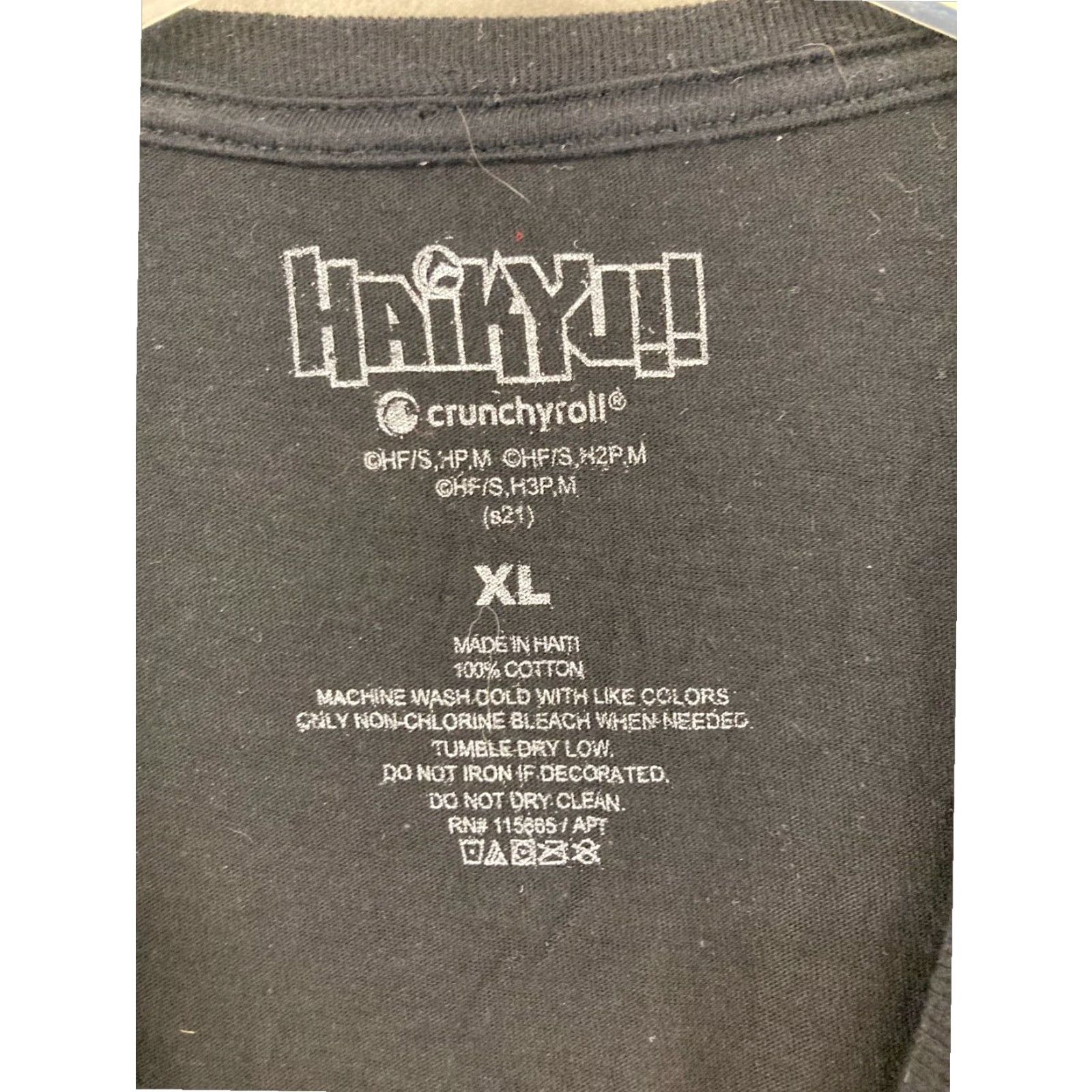 Vintage Haikyu Anime Womens Black T Shirt Extra Large XL Size XL / US 12-14 / IT 48-50 - 5 Thumbnail