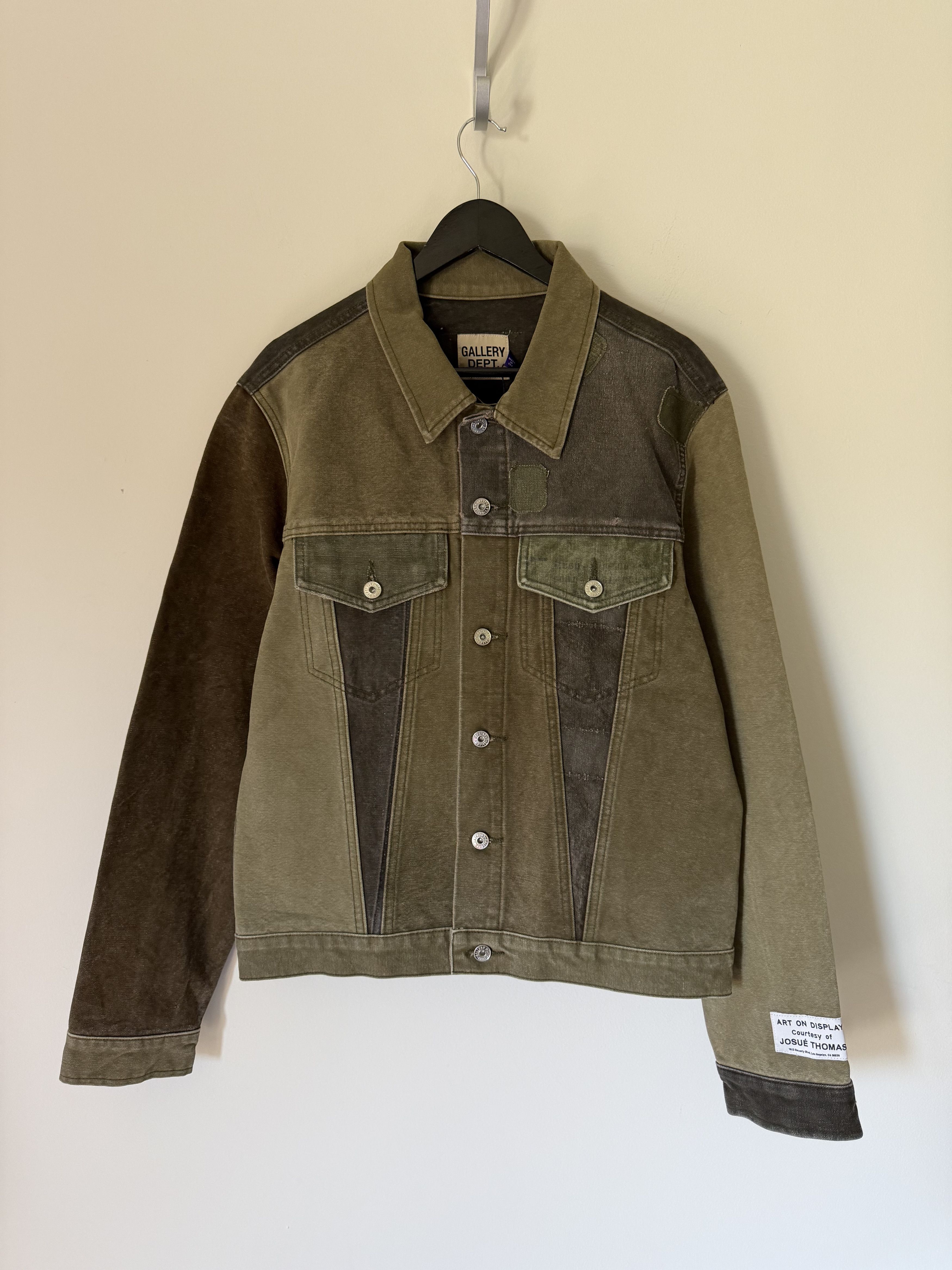 Gallery Dept. Gallery Dept. Andy Patchwork Canvas Jacket in Green Size US L / EU 52-54 / 3 - 1 Thumbnail