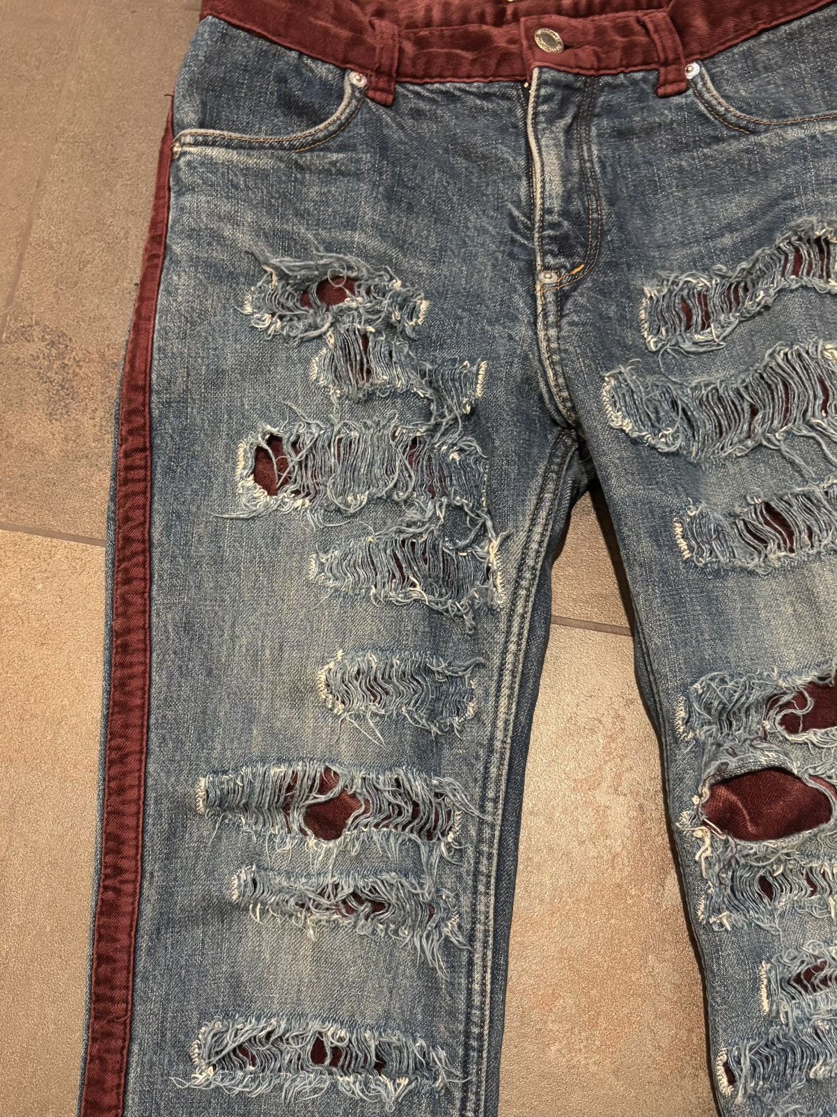Undercover Undercover aw02 witches cell division crash denim Size US 29 - 5 Thumbnail