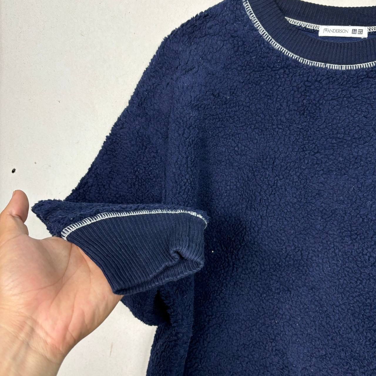 JW Anderson J.W. Anderson X Uniqlo Faux Fur Sherpa Crewneck Sweatshirt Size US L / EU 52-54 / 3 - 5 Thumbnail