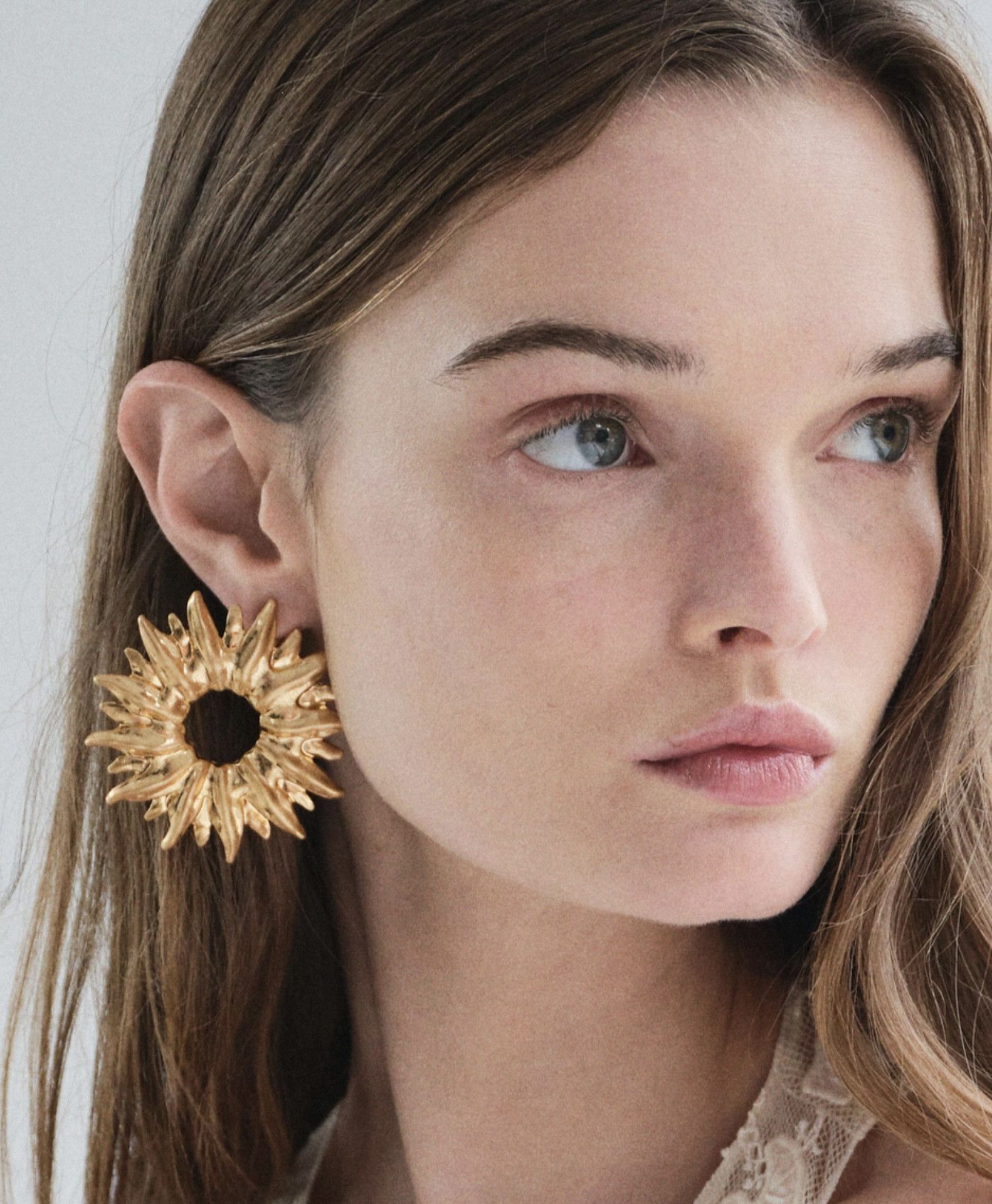 Zara Zara metallic sun earrings BNWT Size ONE SIZE - 5 Thumbnail
