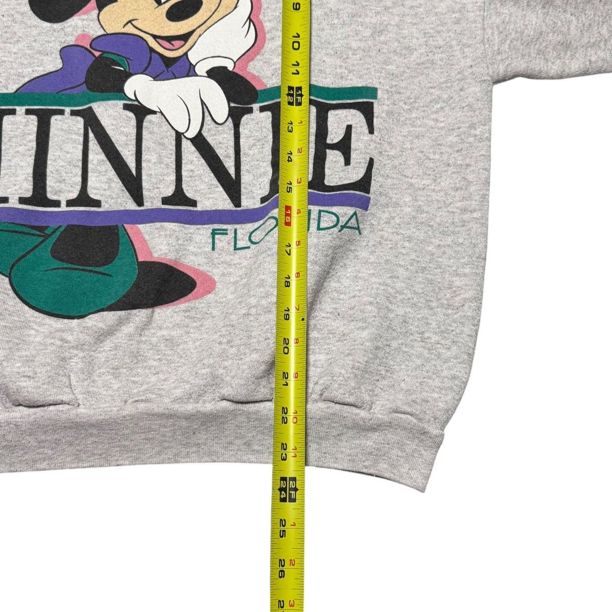 Tultex Vintage Minnie Mouse Florida Double Sided Sweatshirt Women L Size L / US 10 / IT 46 - 6 Thumbnail