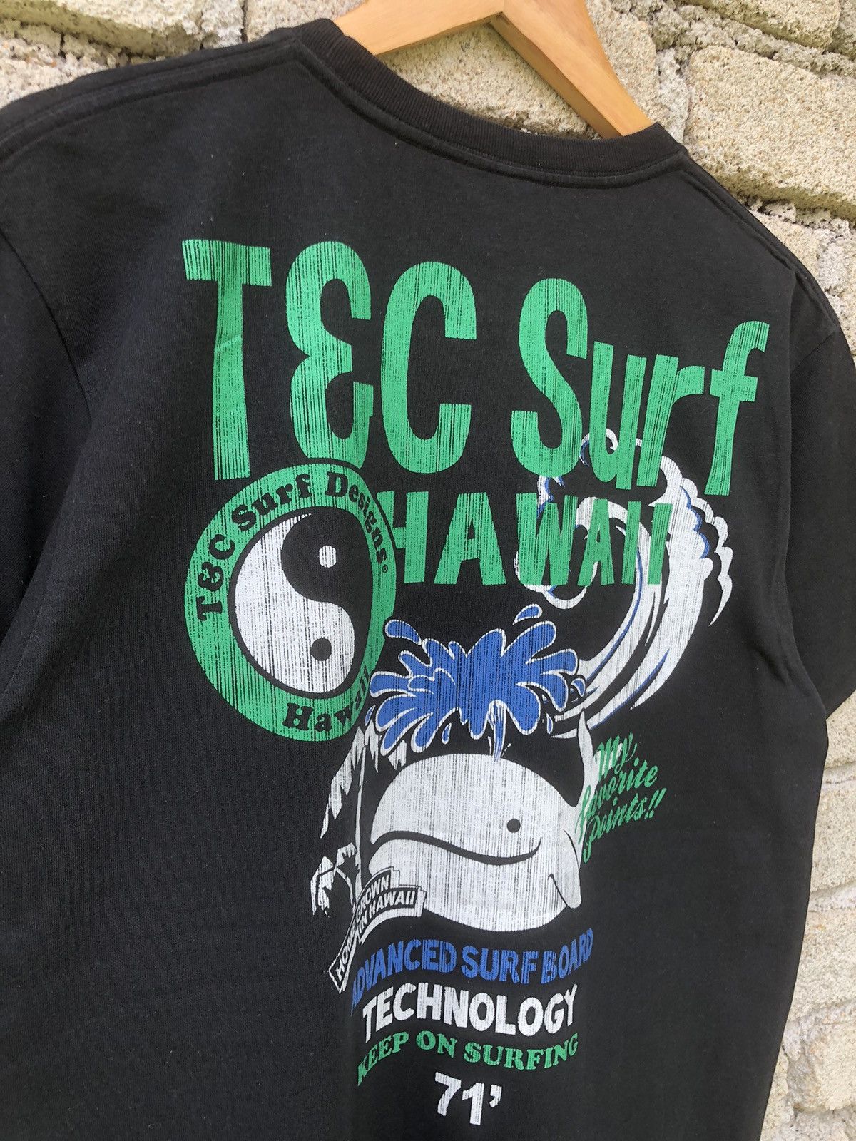 Japanese Brand Vintage Y2K T&C Surf Hawaii Crazy Backhit Tee Size US L / EU 52-54 / 3 - 5 Thumbnail