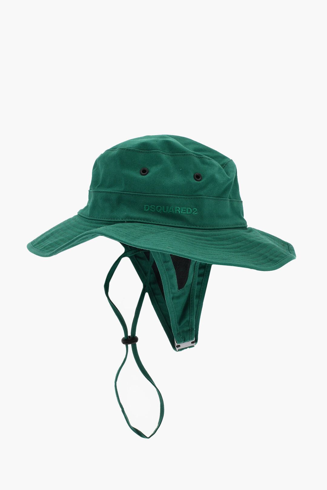 Dsquared2 Cotton Bucket Hat with Tone-on-Tone Logo Size ONE SIZE - 1 Thumbnail