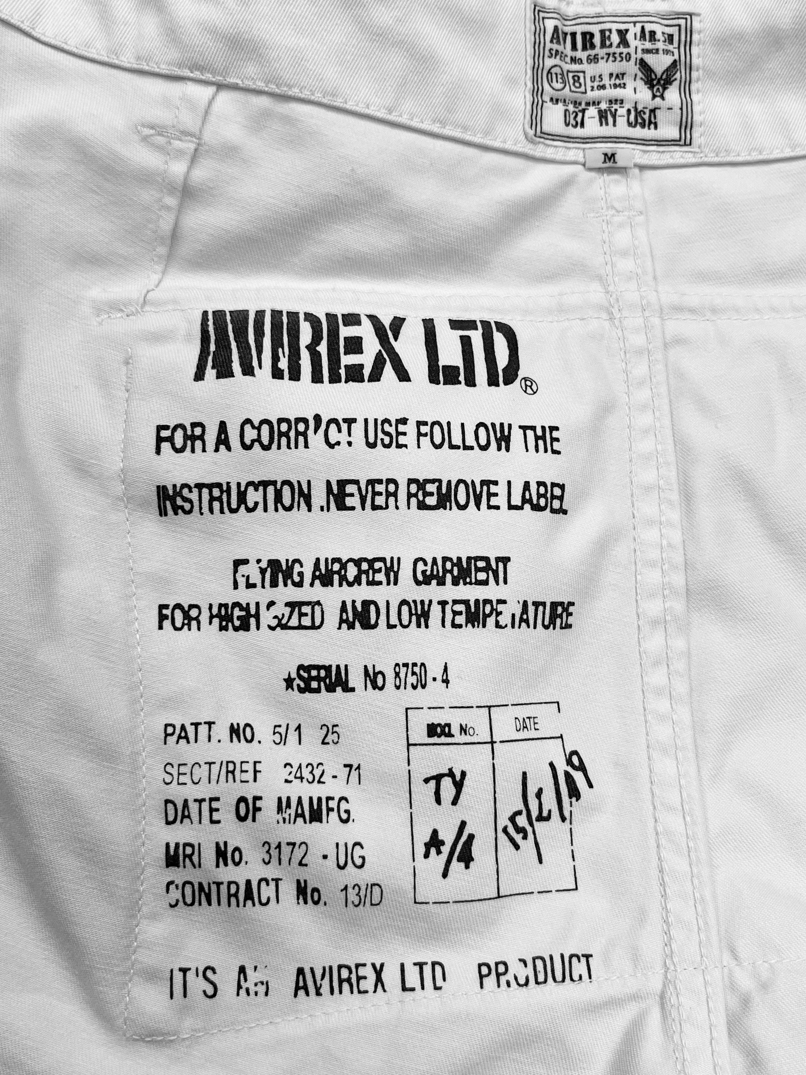 Avirex AVIREX Military USMC Flying Crew Monkey Pants Creamy White Size US 30 / EU 46 - 11 Thumbnail