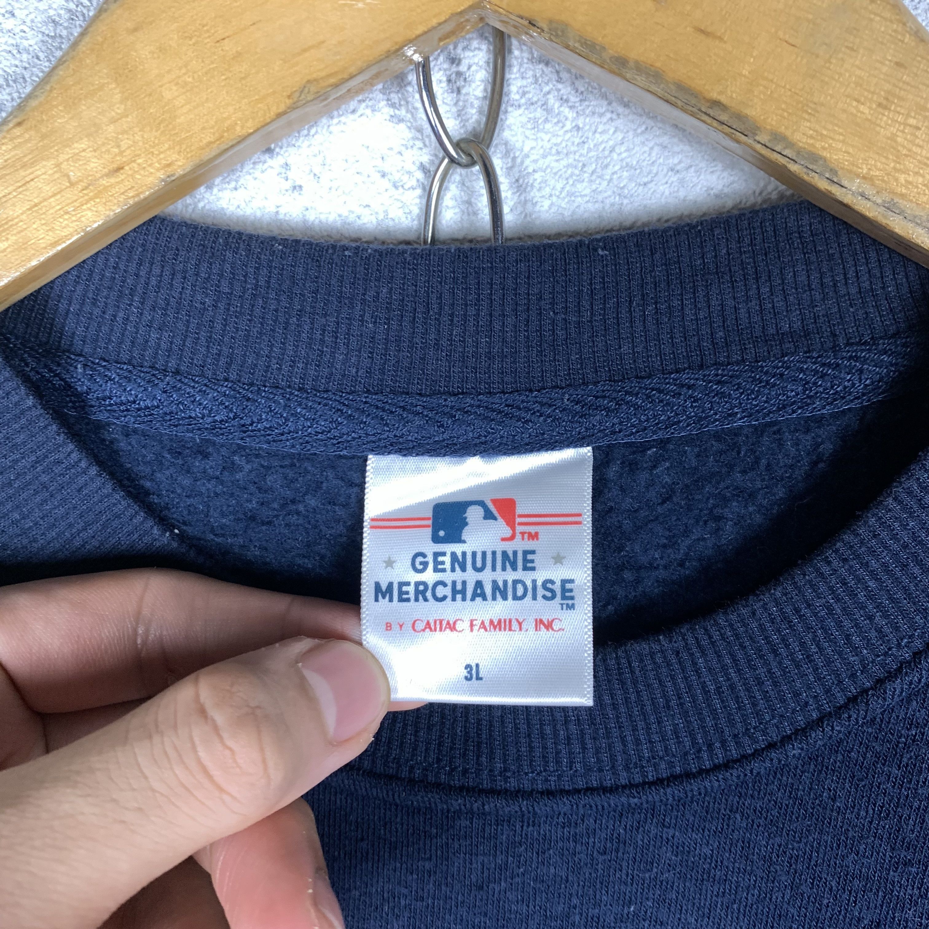 MLB Vintage New York Yankees MLB Sweatshirt Crewneck Size US L / EU 52-54 / 3 - 3 Thumbnail