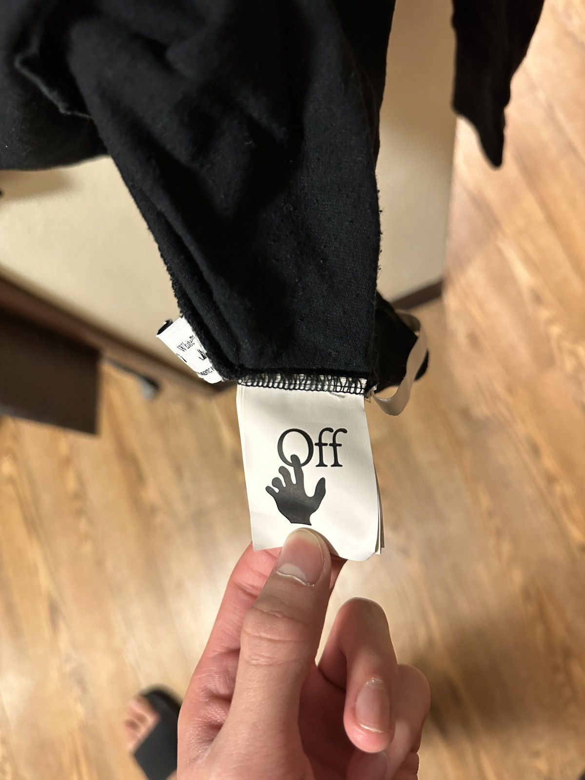 Off-White Off-White Caravaggio Milan Black Long Sleeve T Shirt Size US M / EU 48-50 / 2 - 5 Thumbnail