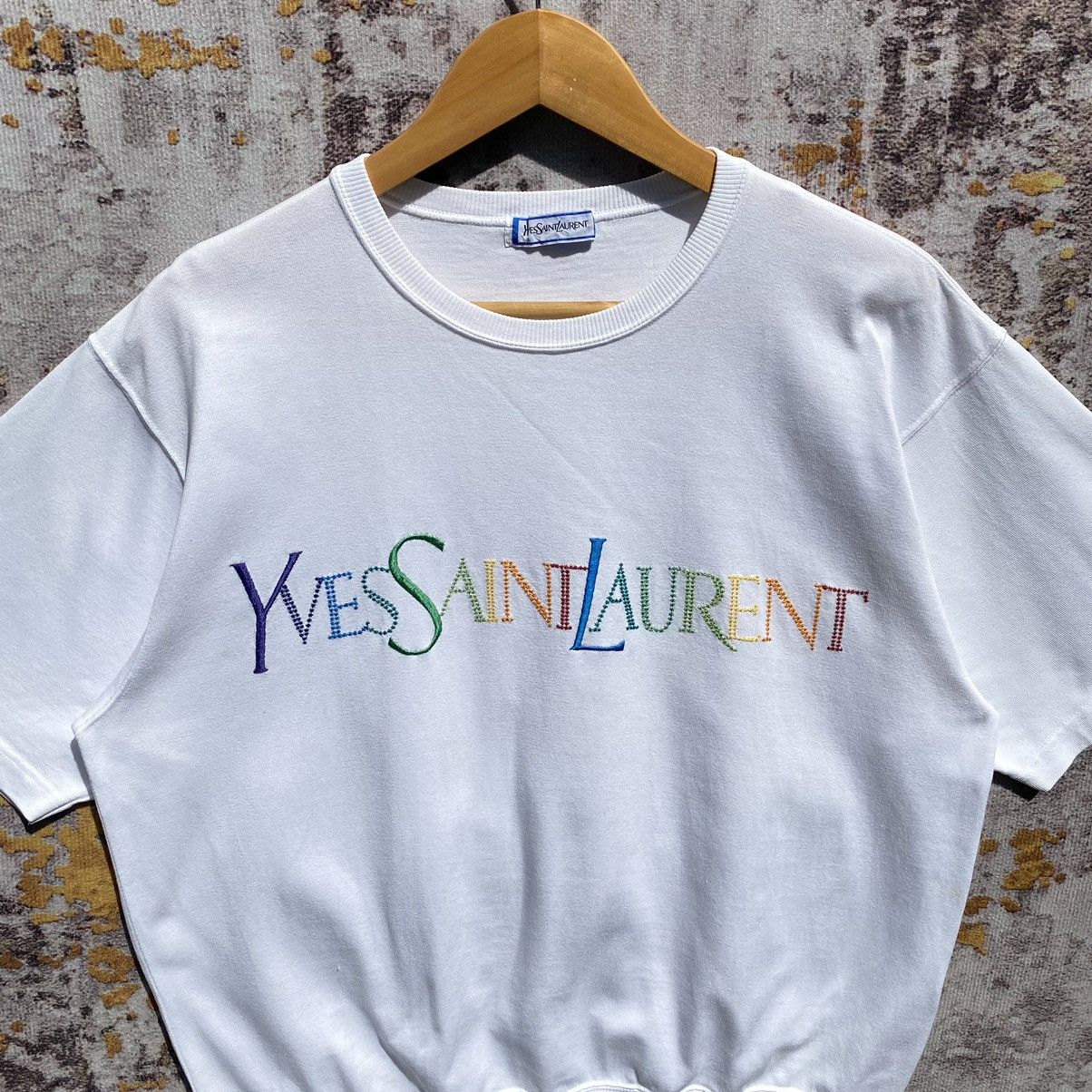 Yves Saint Laurent Vintage Yves Saint Laurent Sweatshirt Embroidery Spellout Size US S / EU 44-46 / 1 - 5 Thumbnail