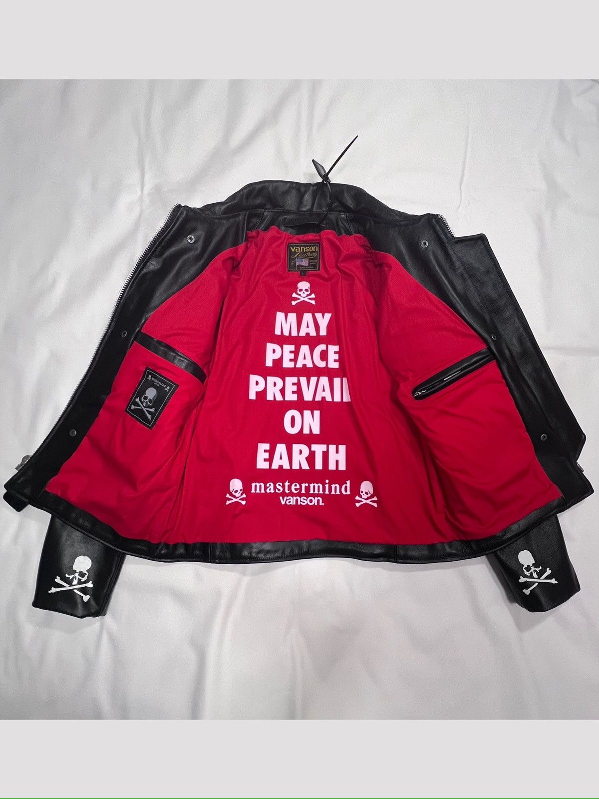 Mastermind Japan × Vanson Leathers Mastermind Japan X Vanson bikers jacket Size US L / EU 52-54 / 3 - 19 Thumbnail