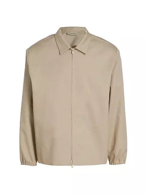 image of Fear Of God Os11X0224 Eternal Cotton Work Jacket In Dusty Beige, Men's (Size Medium)