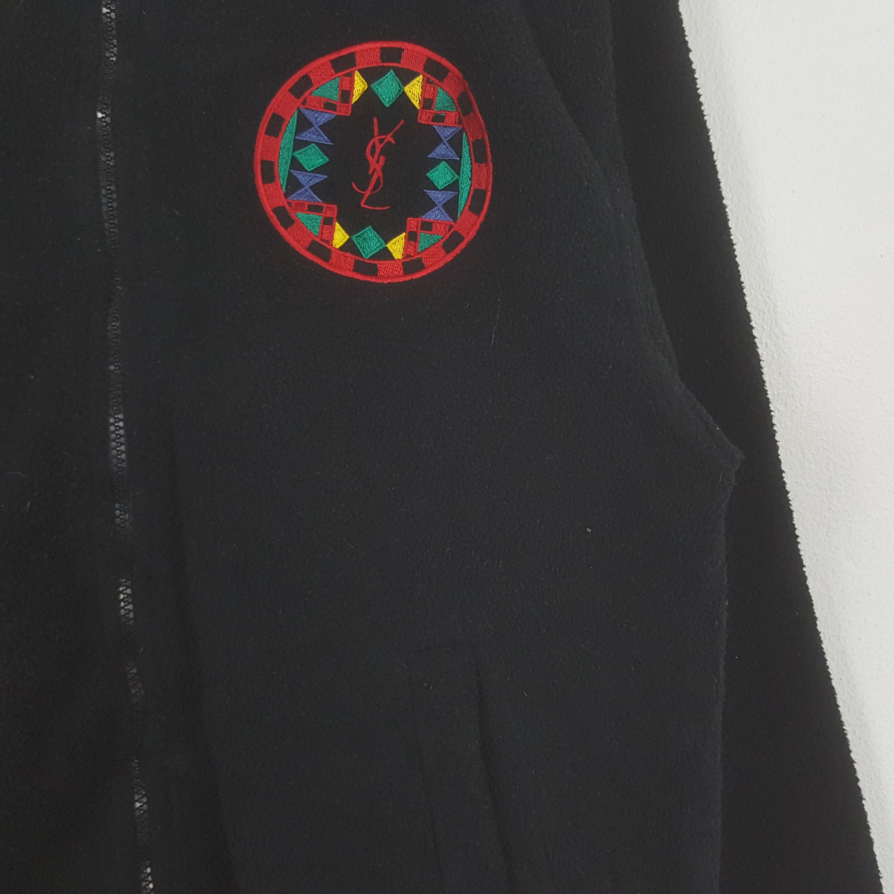 Vintage Vintage Italian Brand Yves Saint Laurent Hoodies Size US M / EU 48-50 / 2 - 2 Thumbnail