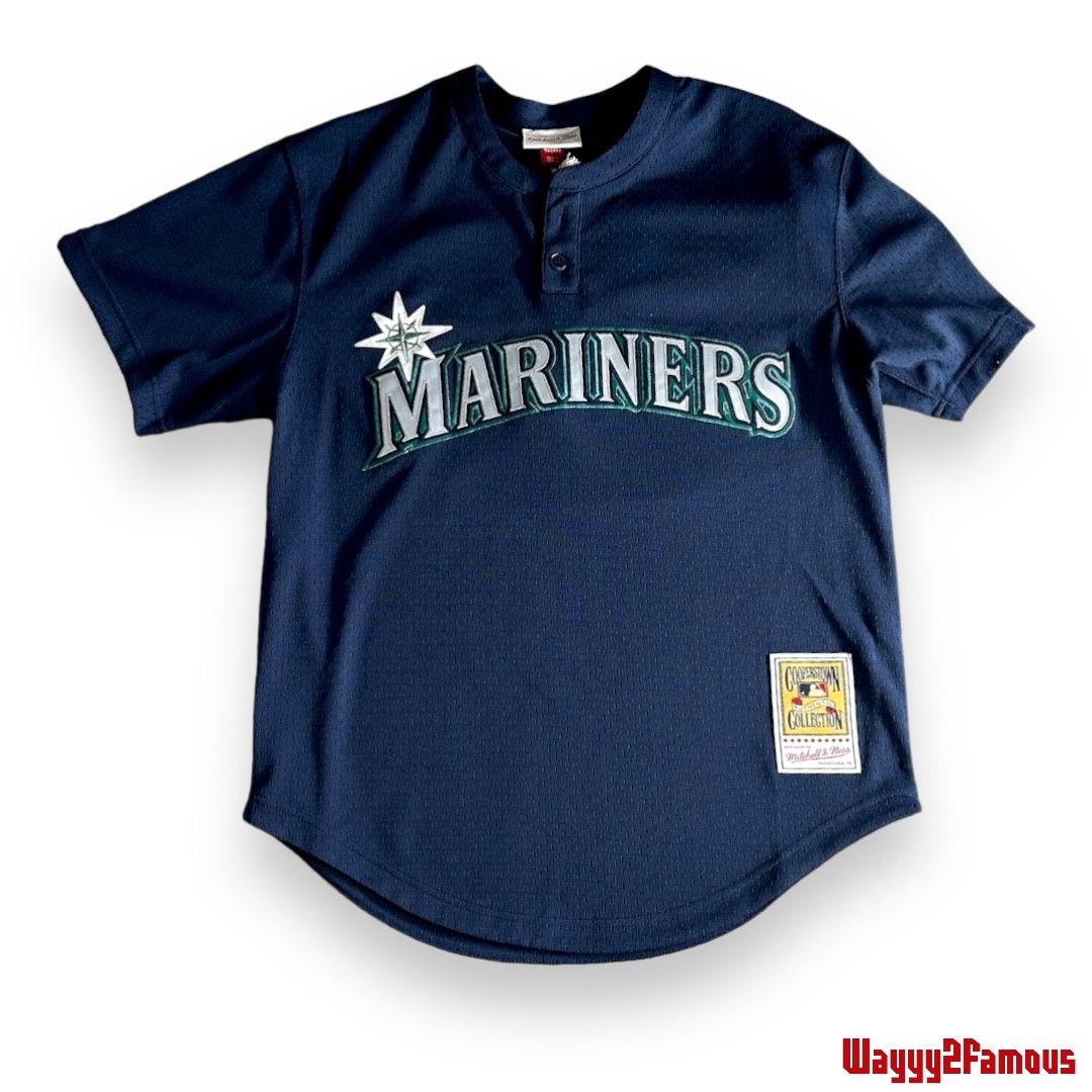 MLB × Mitchell & Ness Ken Griffey Jr. Seattle Mariner's BP Jersey *NWT* Size US M / EU 48-50 / 2 - 1 Thumbnail