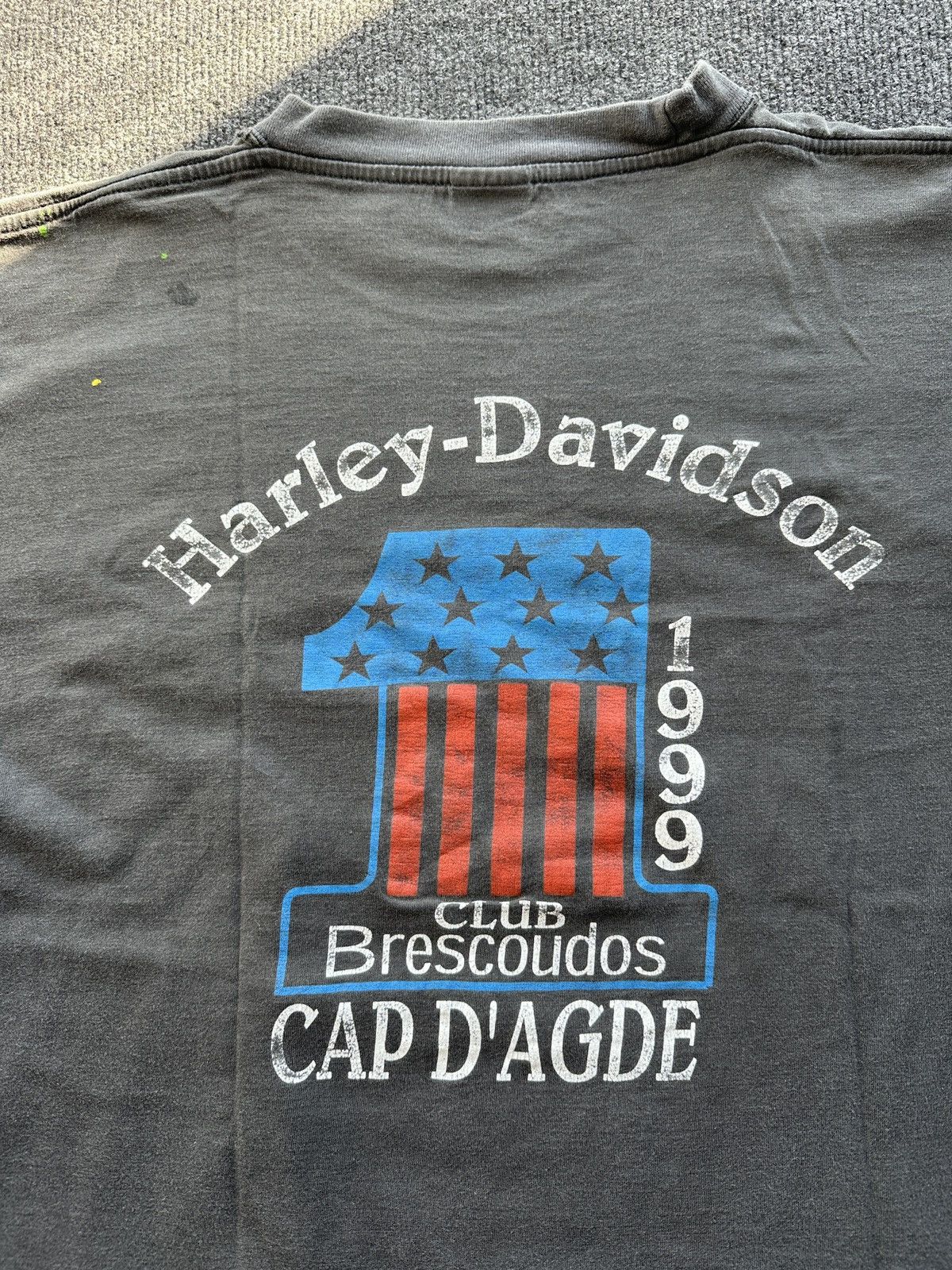 Harley Davidson 99’🚨VNTG 10TH HARLEY DAVIDSON ANNIVERSARY MEN TEE FADED CUP D’AGDO Size US XL / EU 56 / 4 - 7 Thumbnail