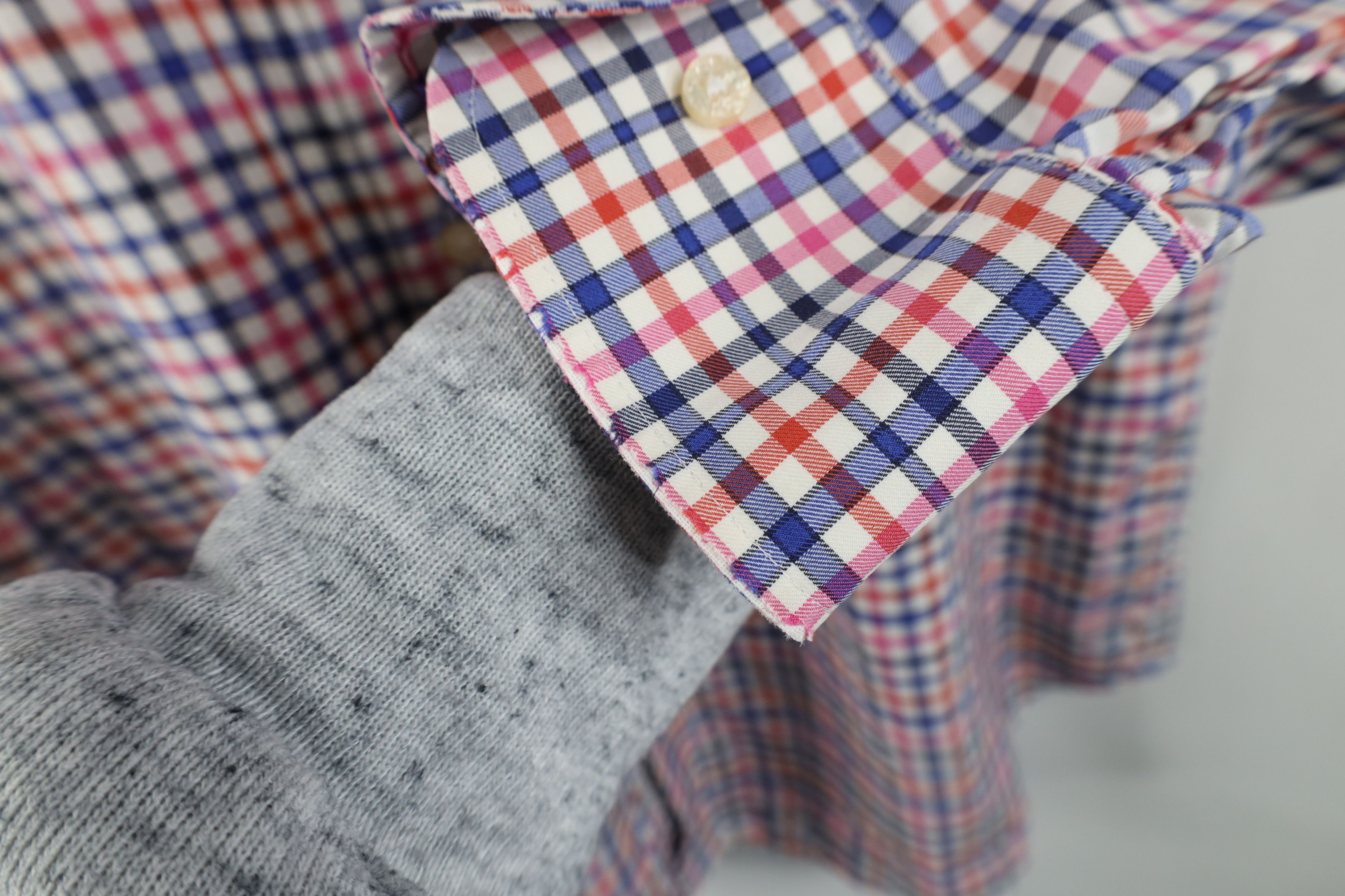 Peter Millar × Vintage Peter Millar Collared Button Down Shirt Rainbow Plaid Size US M / EU 48-50 / 2 - 7 Thumbnail