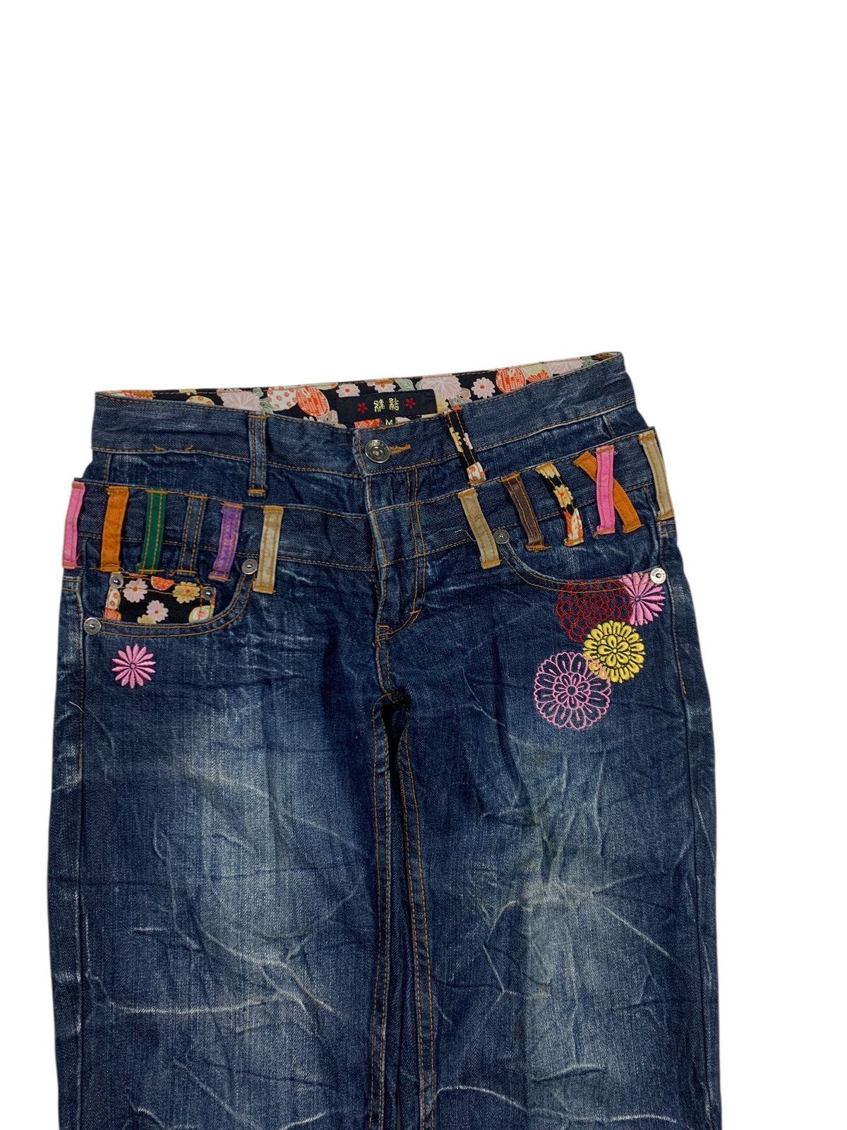 Tornado Mart Japanese brand double waist jeans pants Size US 30 / EU 46 - 6 Thumbnail