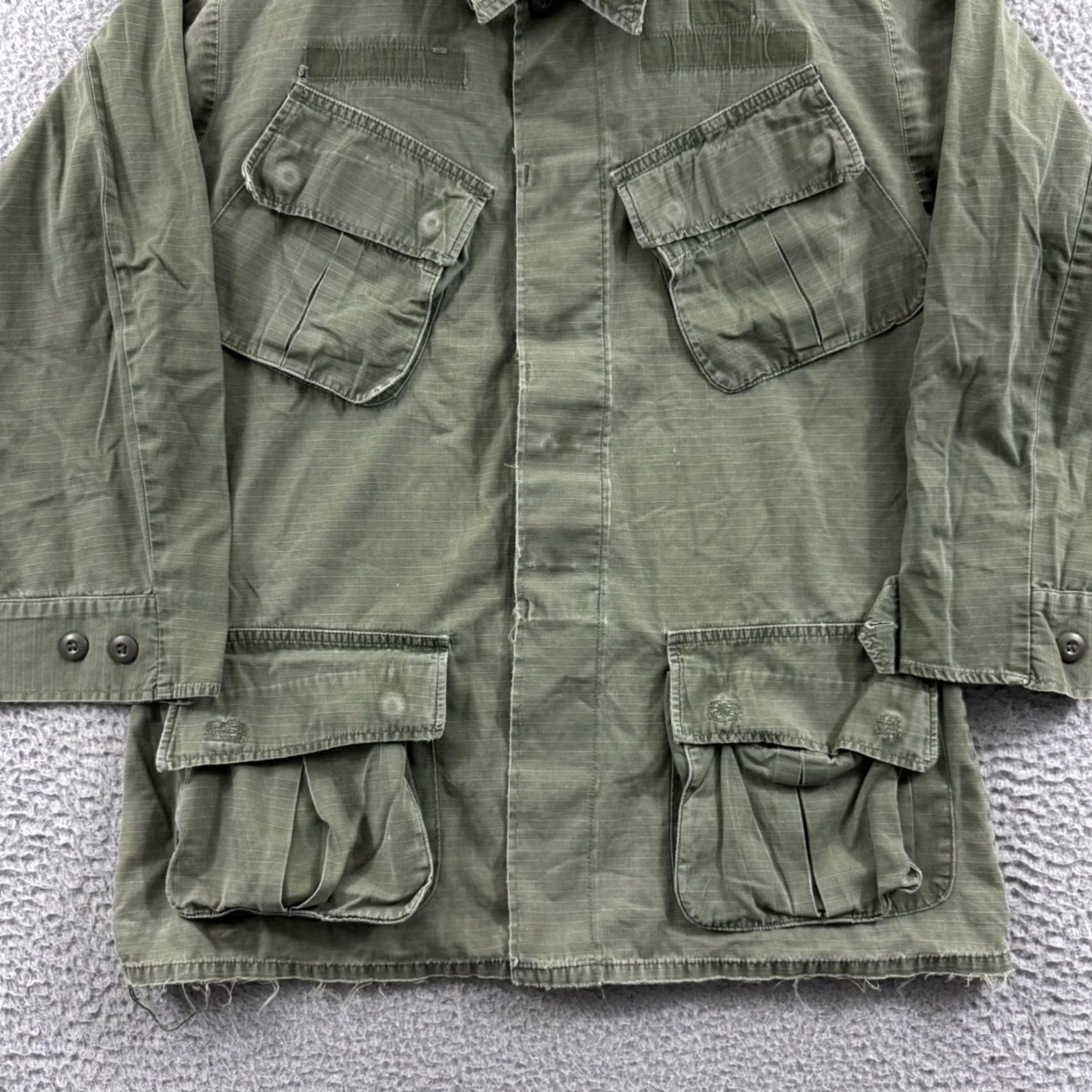 Vintage VINTAGE US Army Tropical Combat Shirt Mens Small 60s Military Vietnam War OG-107 Shirt Size US S / EU 44-46 / 1 - 2 Thumbnail