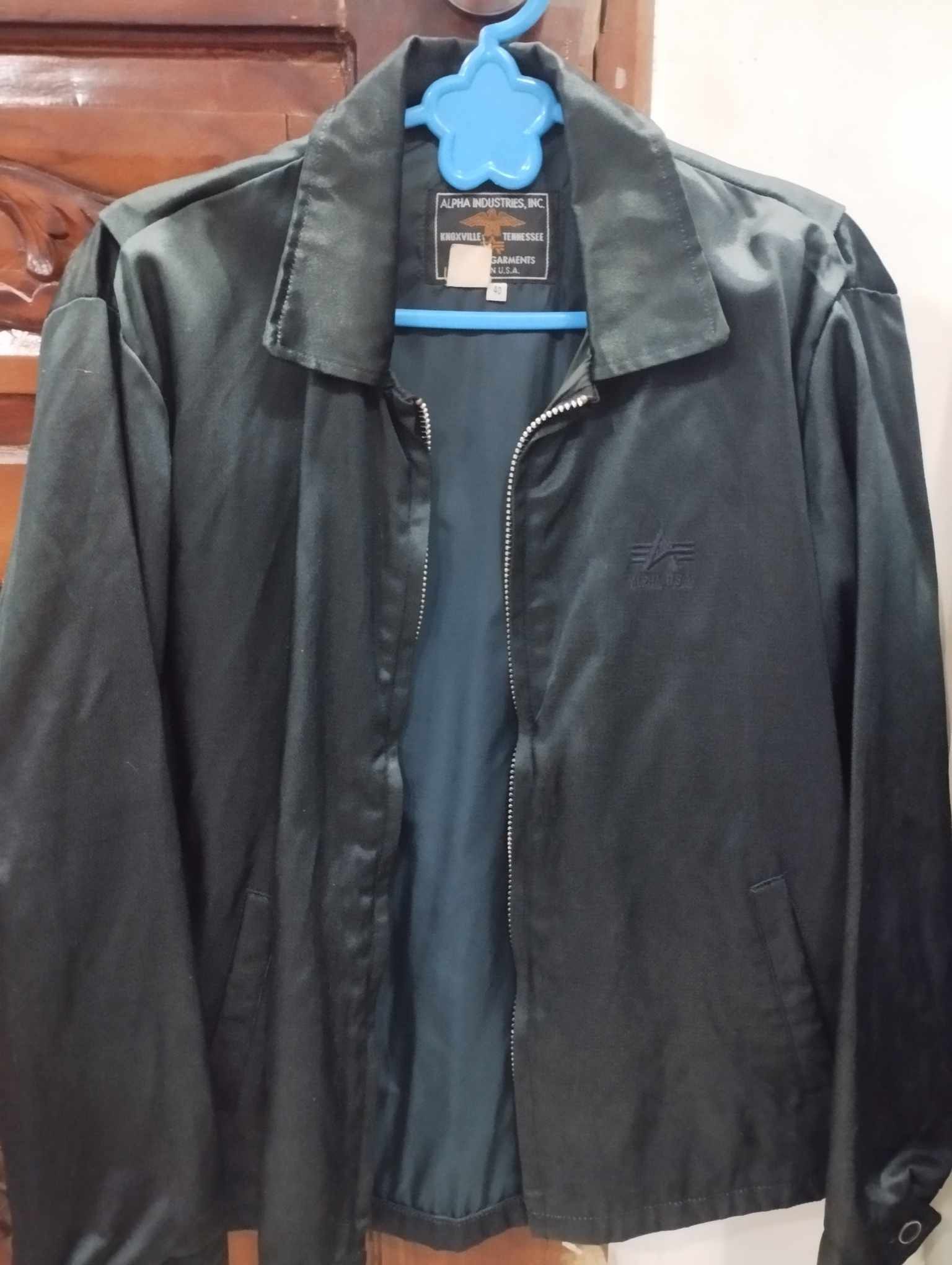 image of Alpha Industries Jacket in Black, Men's (Size 2XS)