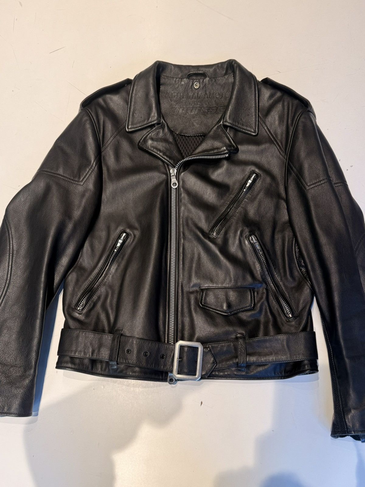 Yohji Yamamoto x Dainese Skull Leather Jacket AW04 | Grailed