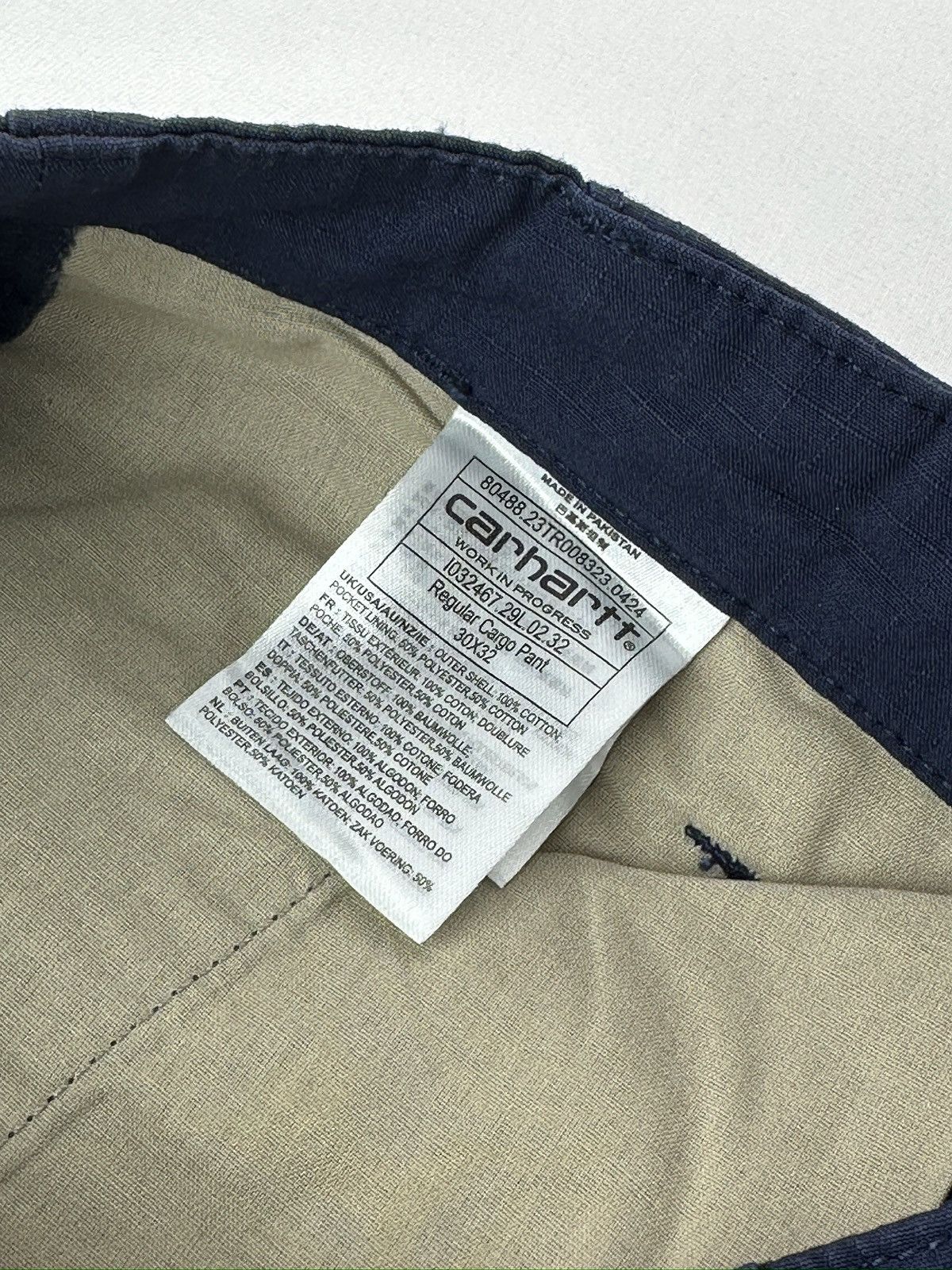 Carhartt Wip Carhartt WIP regular cargo pants, air force blue, size 30x32 Size US 30 / EU 46 - 9 Thumbnail
