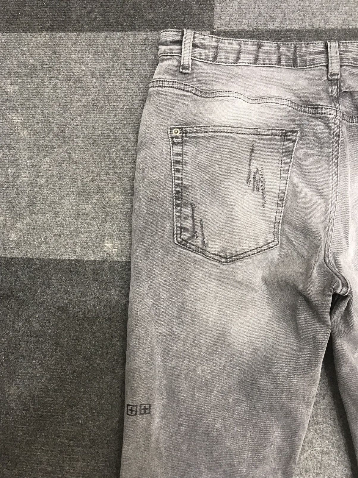 Ksubi 💥ARCHIVAL💥Very Rare ksubi Skinny Distressed Denim F285 Size US 33 - 13 Thumbnail
