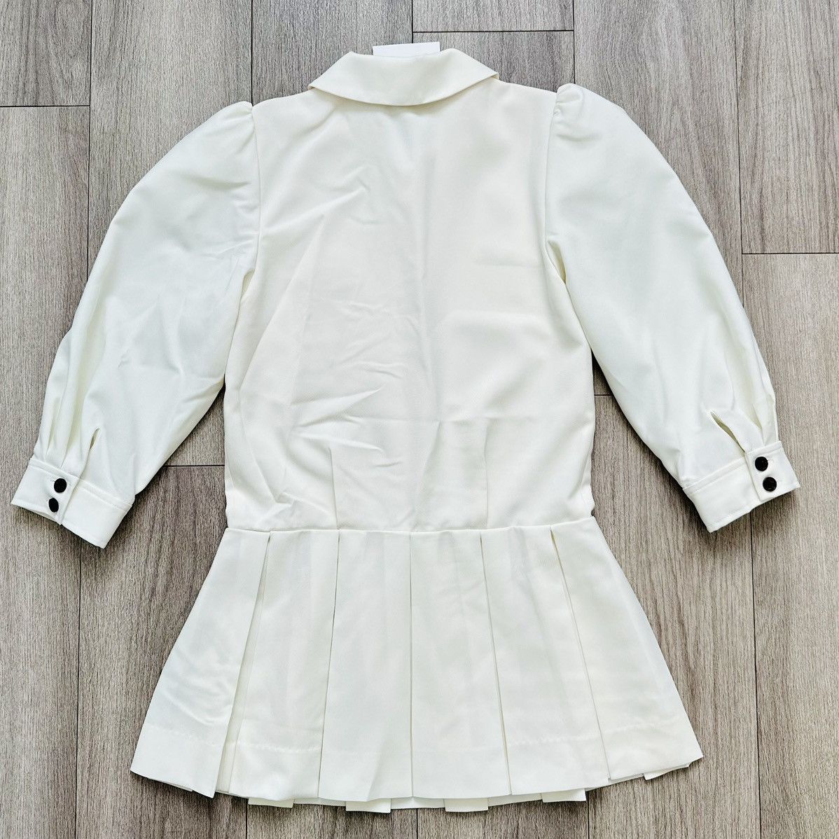 Sandy Liang Sandy Liang Off-White Somm Minidress NWT Size XS / US 0-2 / IT 36-38 - 8 Thumbnail