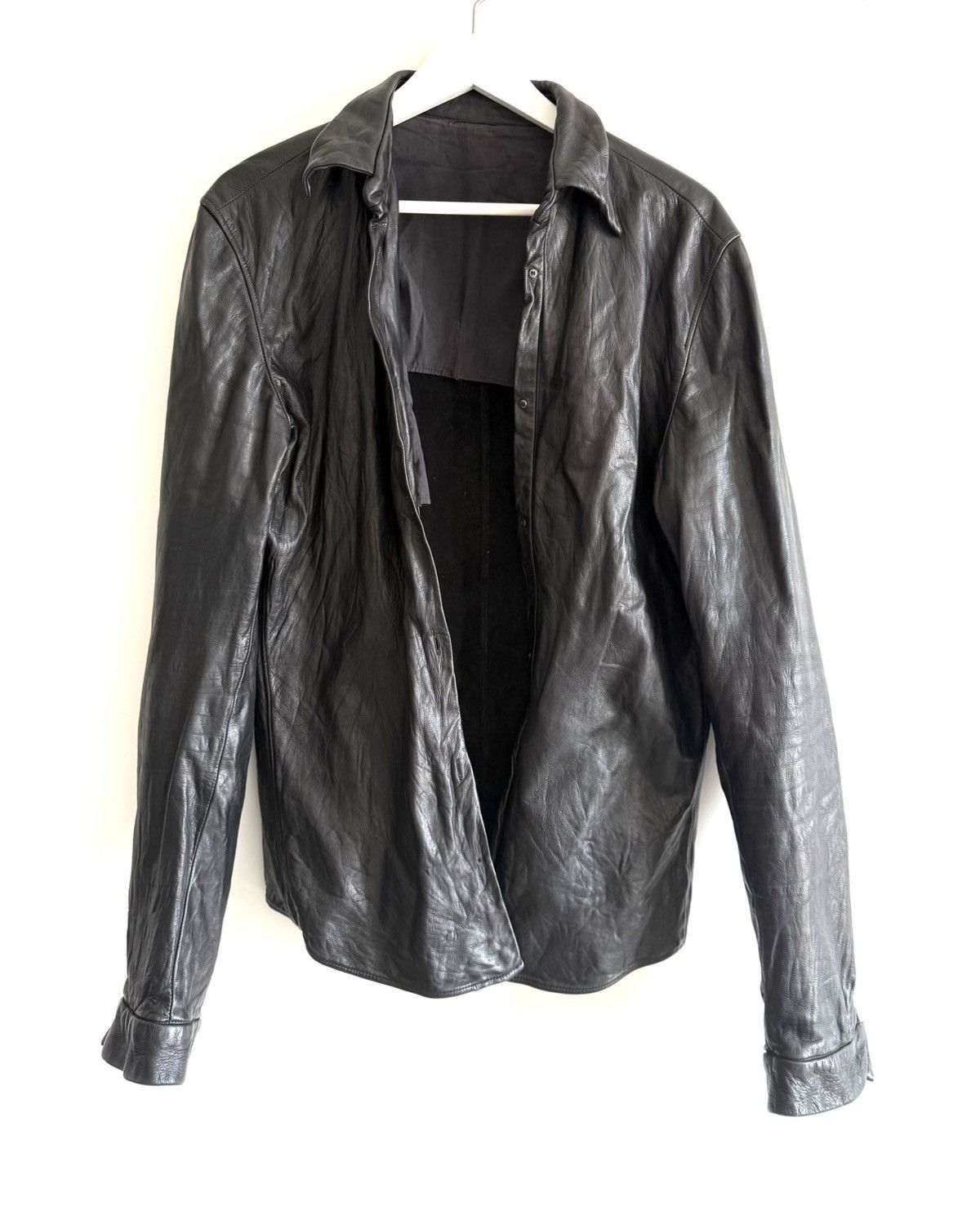 高*士様 c diem washable leather shirt ccp j Carpe Diem Carpe Diem x Maurizio Alteri - Leather Shirt