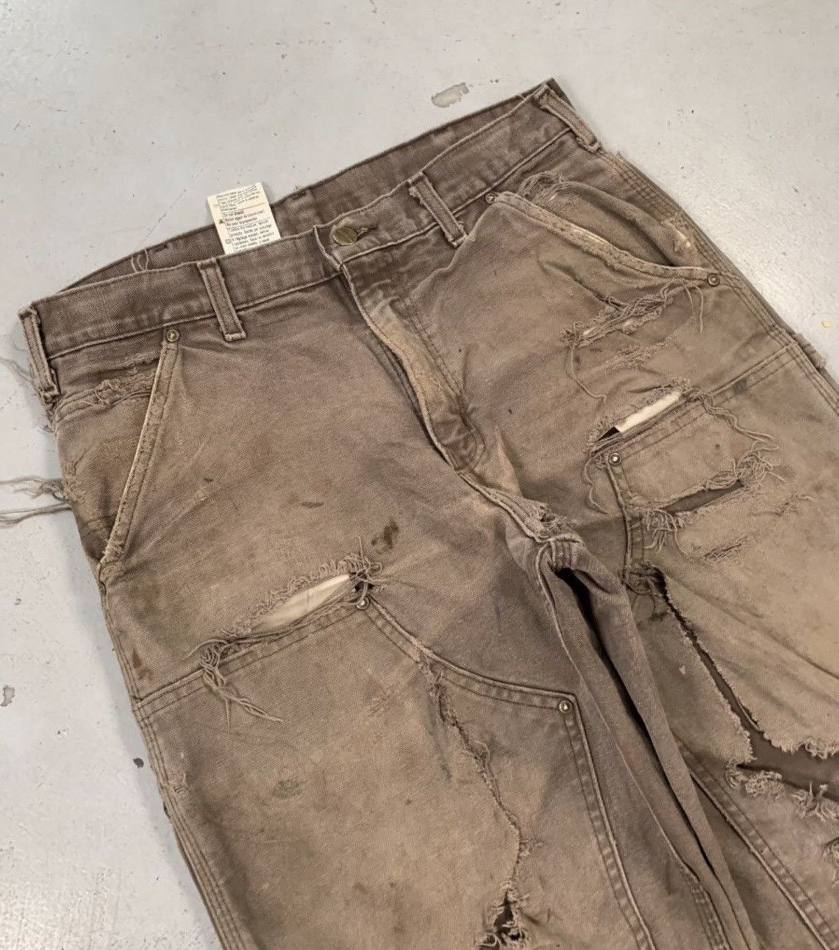 Carhartt Vintage carhartt b01 dkb double knee denim Size US 34 / EU 50 - 4 Thumbnail