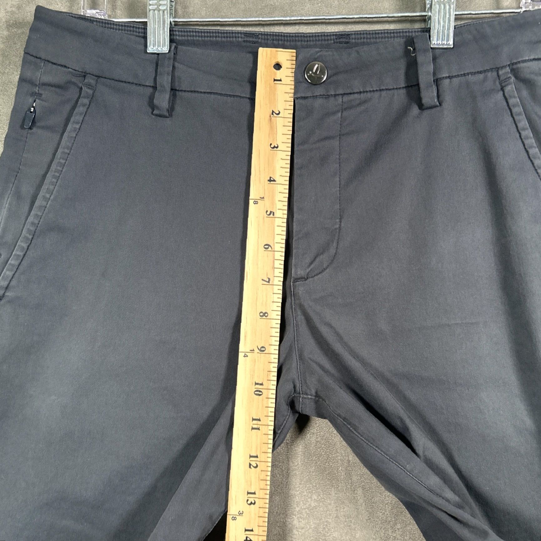 Vintage Birddogs Mens Pants 30x30 Chino Stretch Zip Pockets Dark Navy Blue 5-Pocket Regular Inseam 29 Golf Preppy Size US 30 / EU 46 - 4 Thumbnail