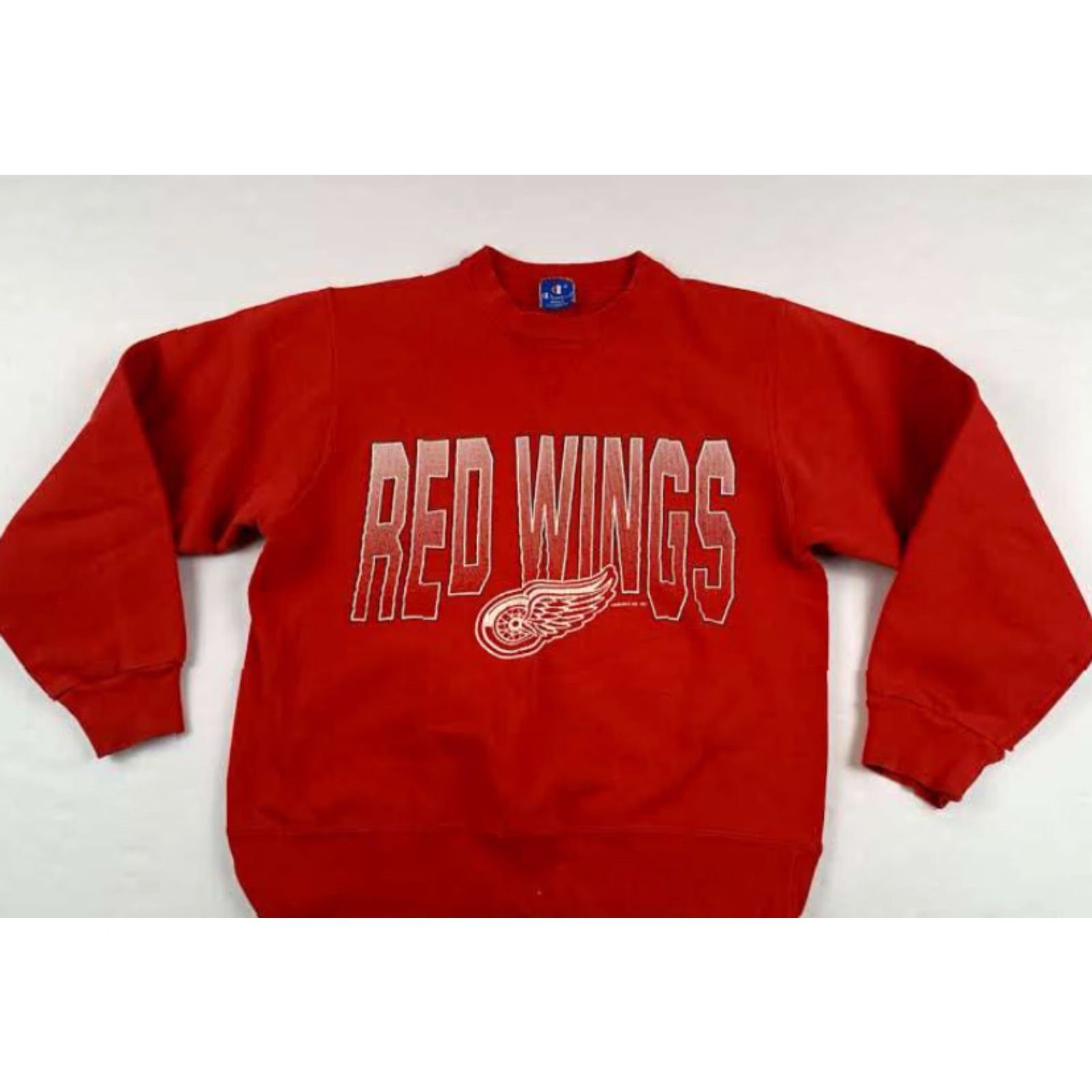 Champion VINTAGE Detroit Red Wings Hockey USA Made Champion Sweatshirt Size US L / EU 52-54 / 3 - 3 Thumbnail