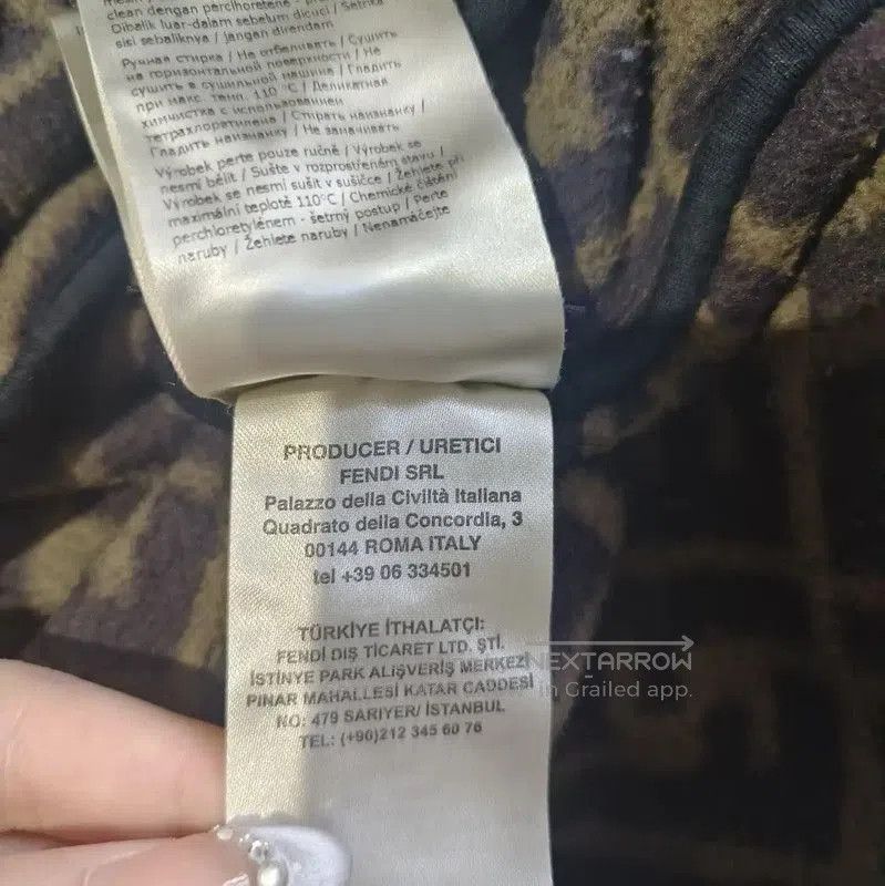 Fendi Fendi Colorblock Cotton Hoodie for Women . Size XL / US 12-14 / IT 48-50 - 7 Thumbnail