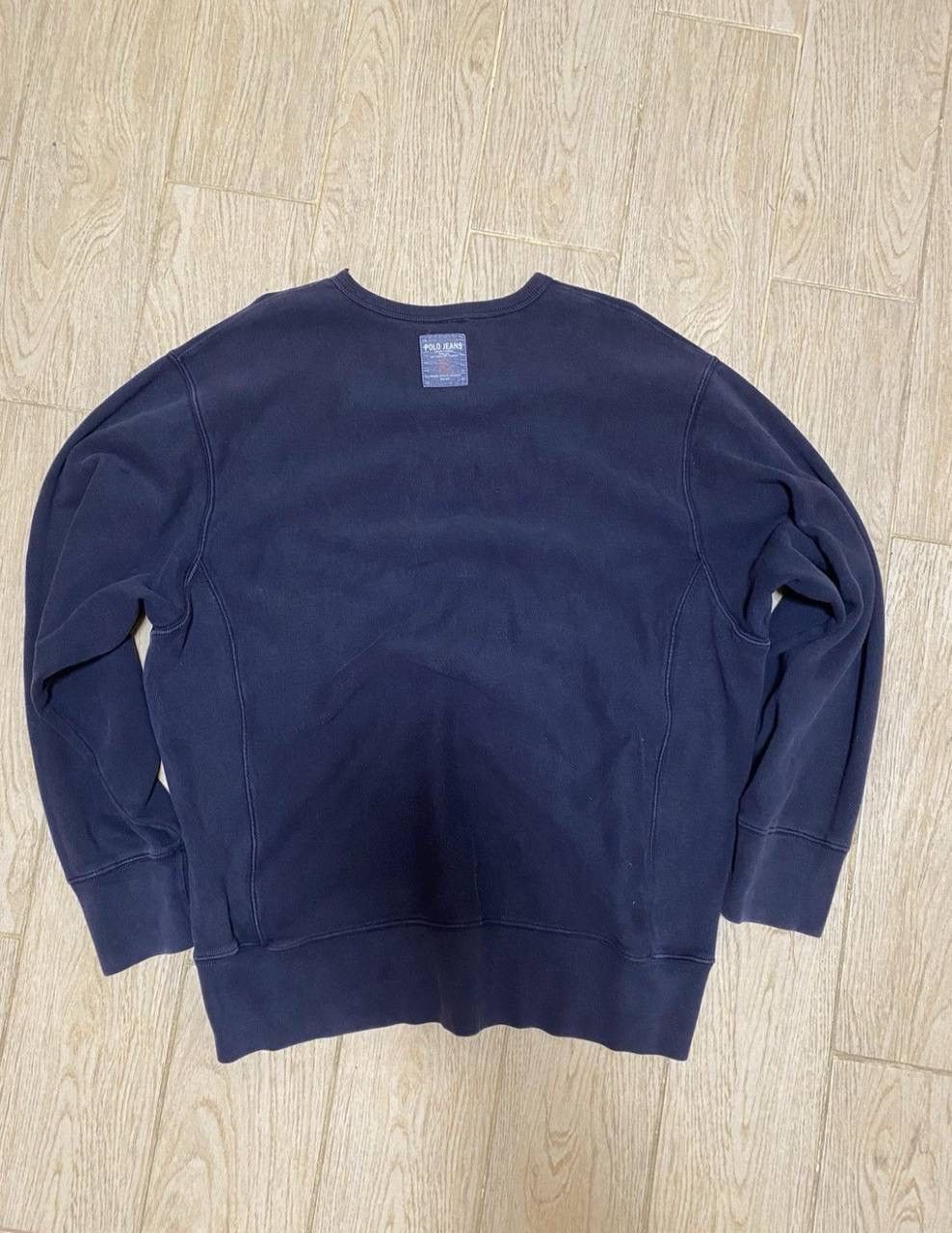 Polo Ralph Lauren × Vintage Vintage Polo Ralph Lauren Distressed Rugby Sweatshirt Size US XL / EU 56 / 4 - 6 Thumbnail