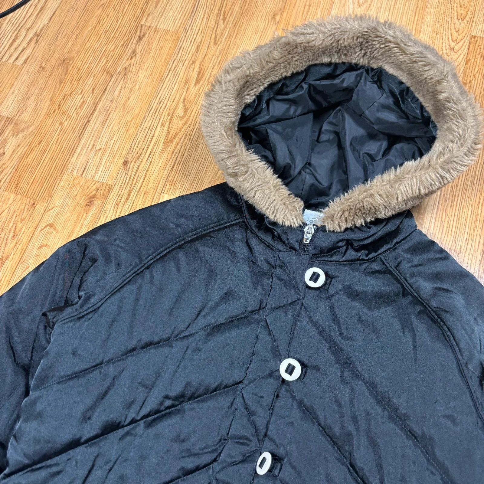 Adidas Adidas Cropped Puffer Jacket Size S / US 4 / IT 40 - 3 Thumbnail