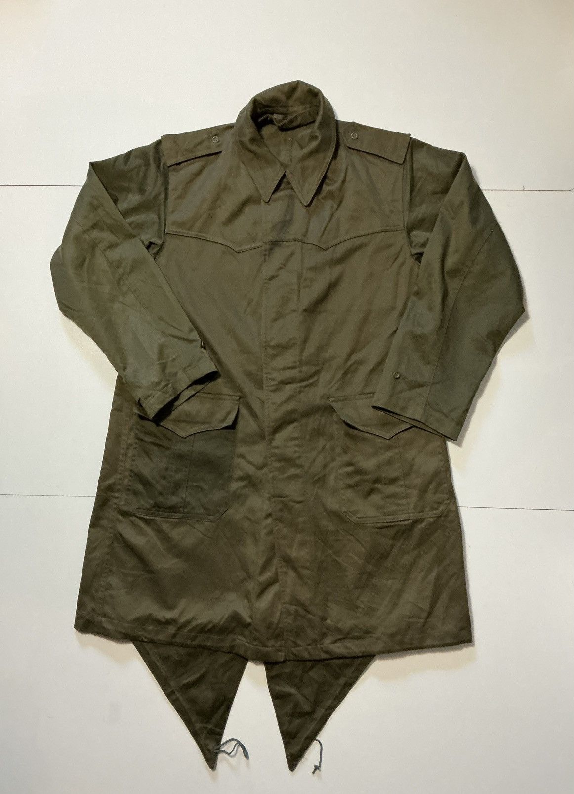 Vintage Military Army Field Fishtail Parka Utility Jacket