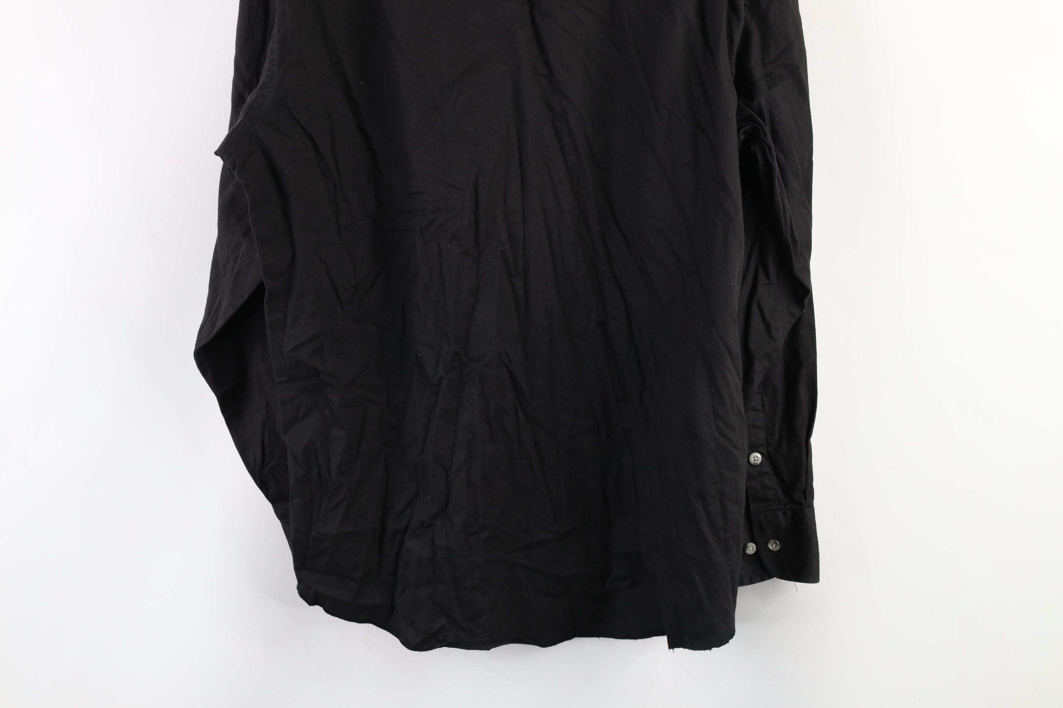 Vintage × Wrangler Vintage 90s Wrangler Western Rodeo Button Shirt Black Cotton Size US L / EU 52-54 / 3 - 7 Thumbnail