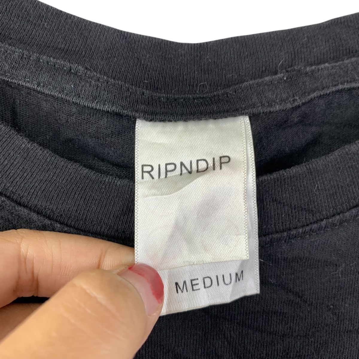 RIPNDIP RIPNDIP Praying Hands Back Print Tee Black Lord Nermal Pocke Size US M / EU 48-50 / 2 - 4 Thumbnail