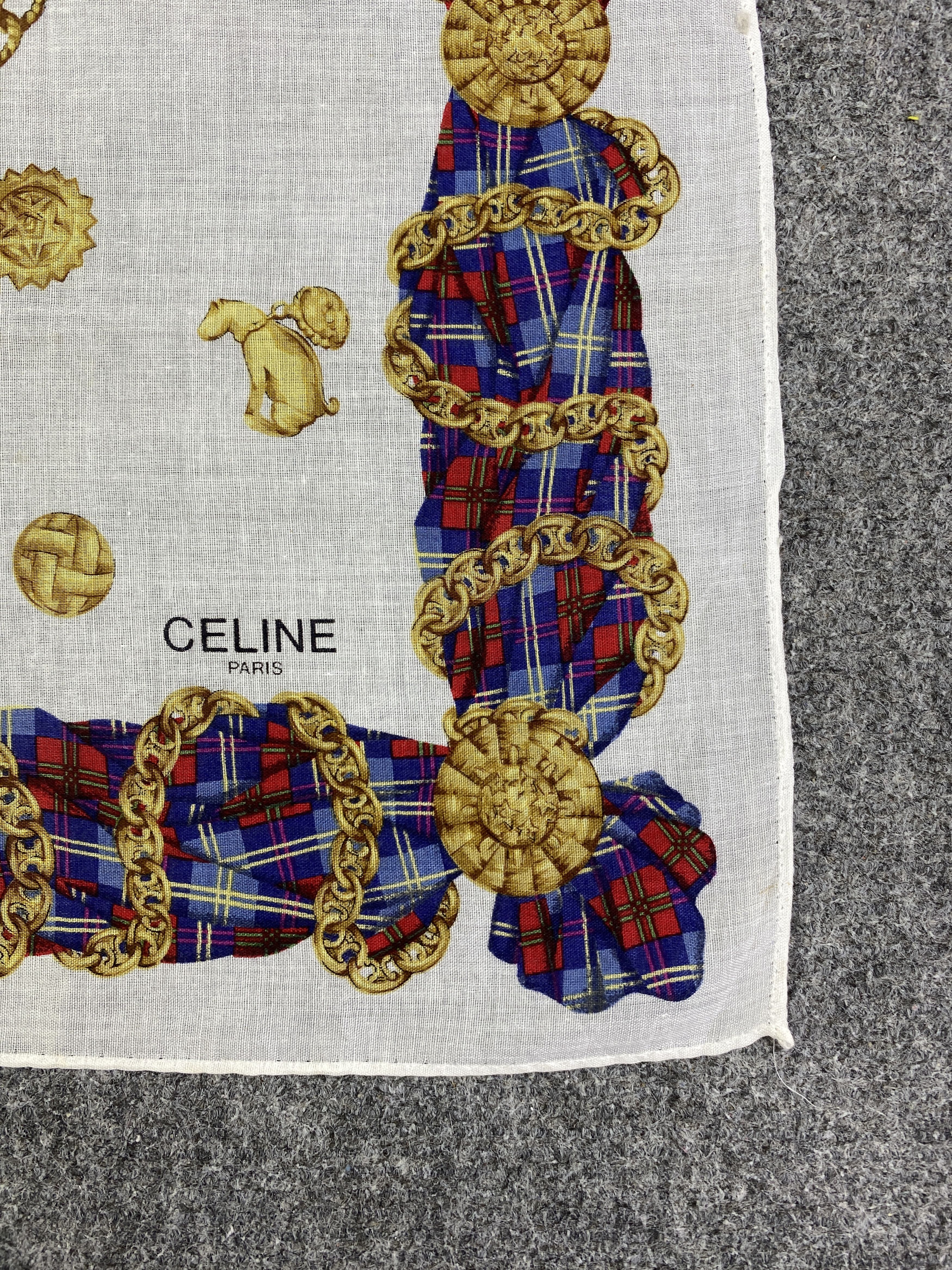 Celine Vintage Celine Handkerchief / Neckerchief KT0018 Size ONE SIZE - 6 Thumbnail