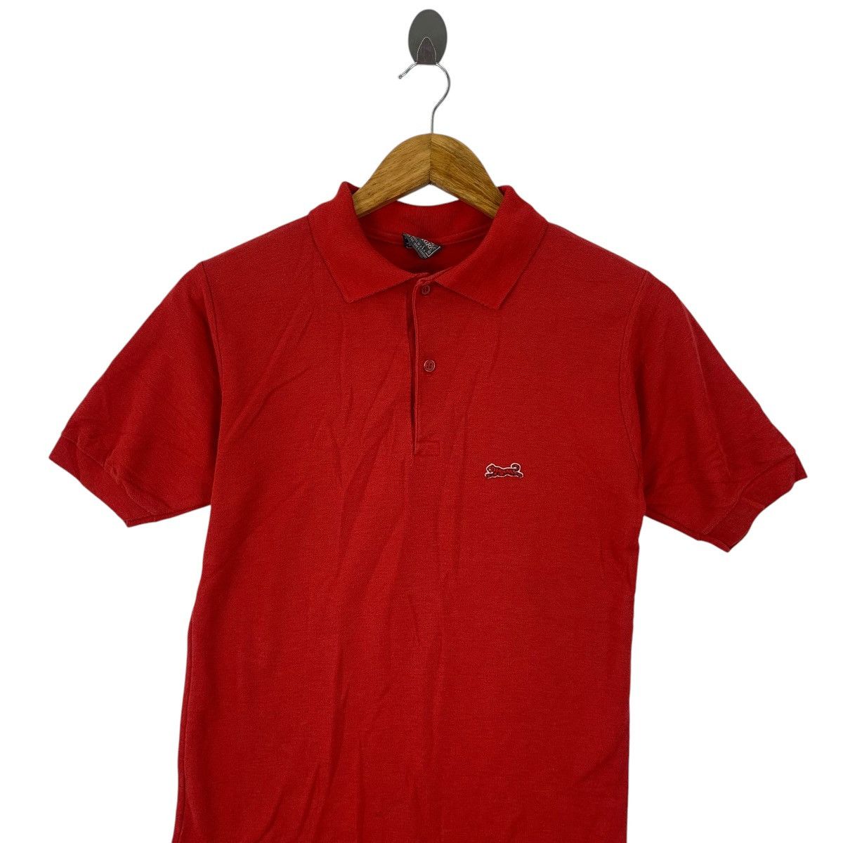 Le TIGRE Vintage 90’ LE TIGRE AMERICAN Style Plain Polo Tee Shirt Size US S / EU 44-46 / 1 - 2 Thumbnail
